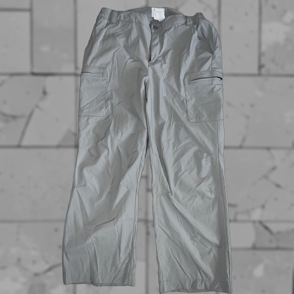 Vintage LL Bean Mens Pants Nylon Hiking Cargo 30in Inseam Gray L Size Men Size US 33 - 1 Thumbnail