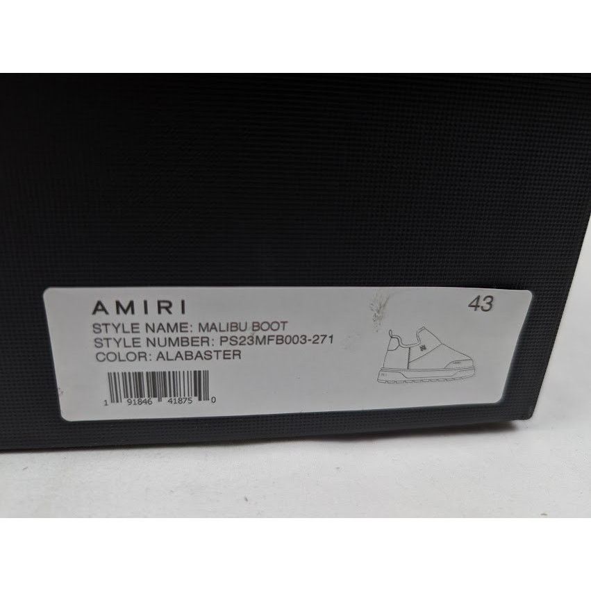 Amiri o1rshd1 Malibu Boot in Alabaster Size US 10 / EU 43 - 24 Thumbnail