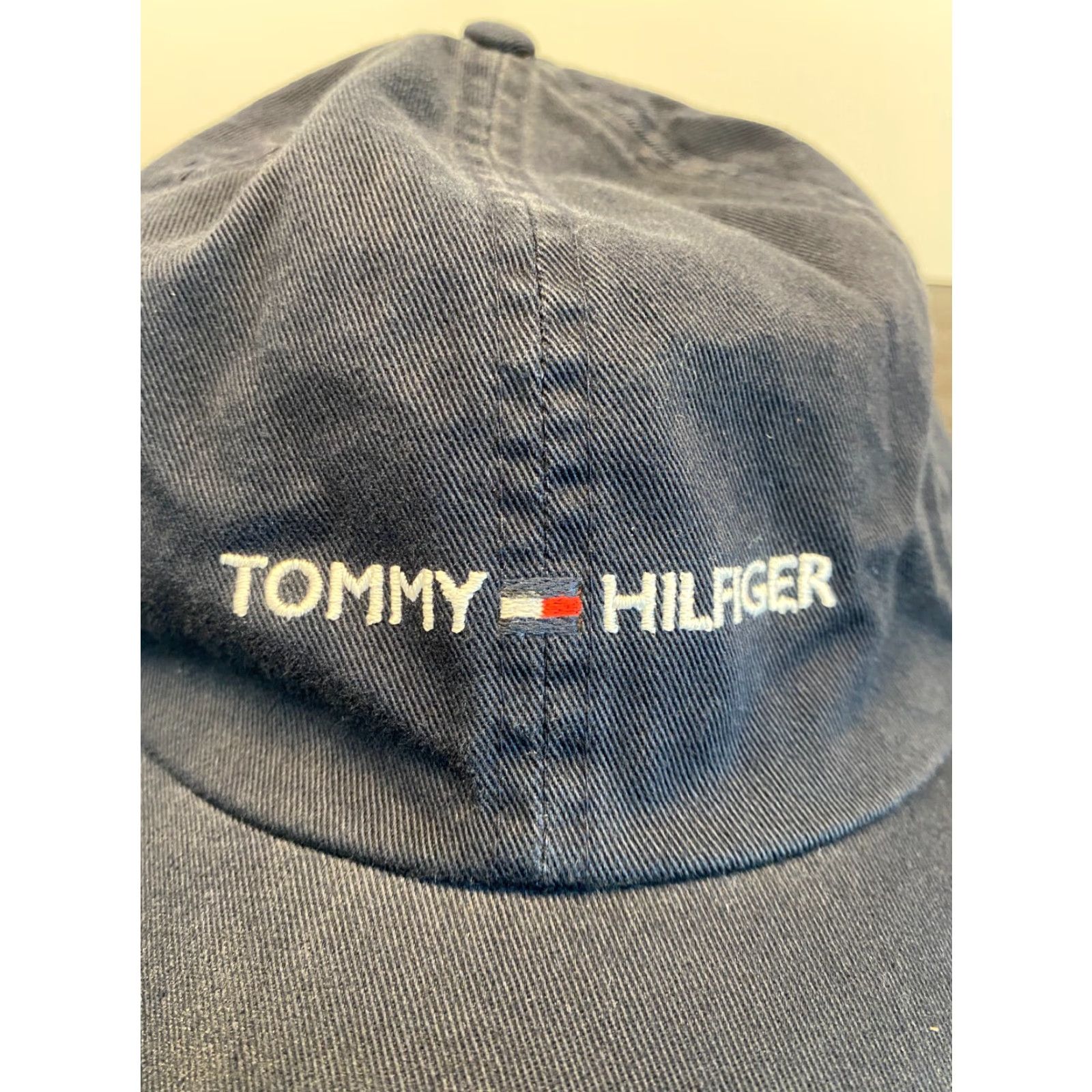 Tommy Hilfiger Tommy Hilfiger Hat Adult One Size Blue Adjustable Twill Embroidered Strapback Mens Size ONE SIZE - 2 Thumbnail