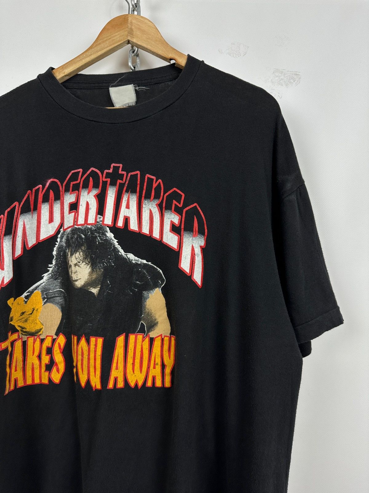 Vintage Vintage Undertaker Takes You Away WWE Wrestling T-Shirt Size US XXL / EU 58 / 5 - 6 Thumbnail