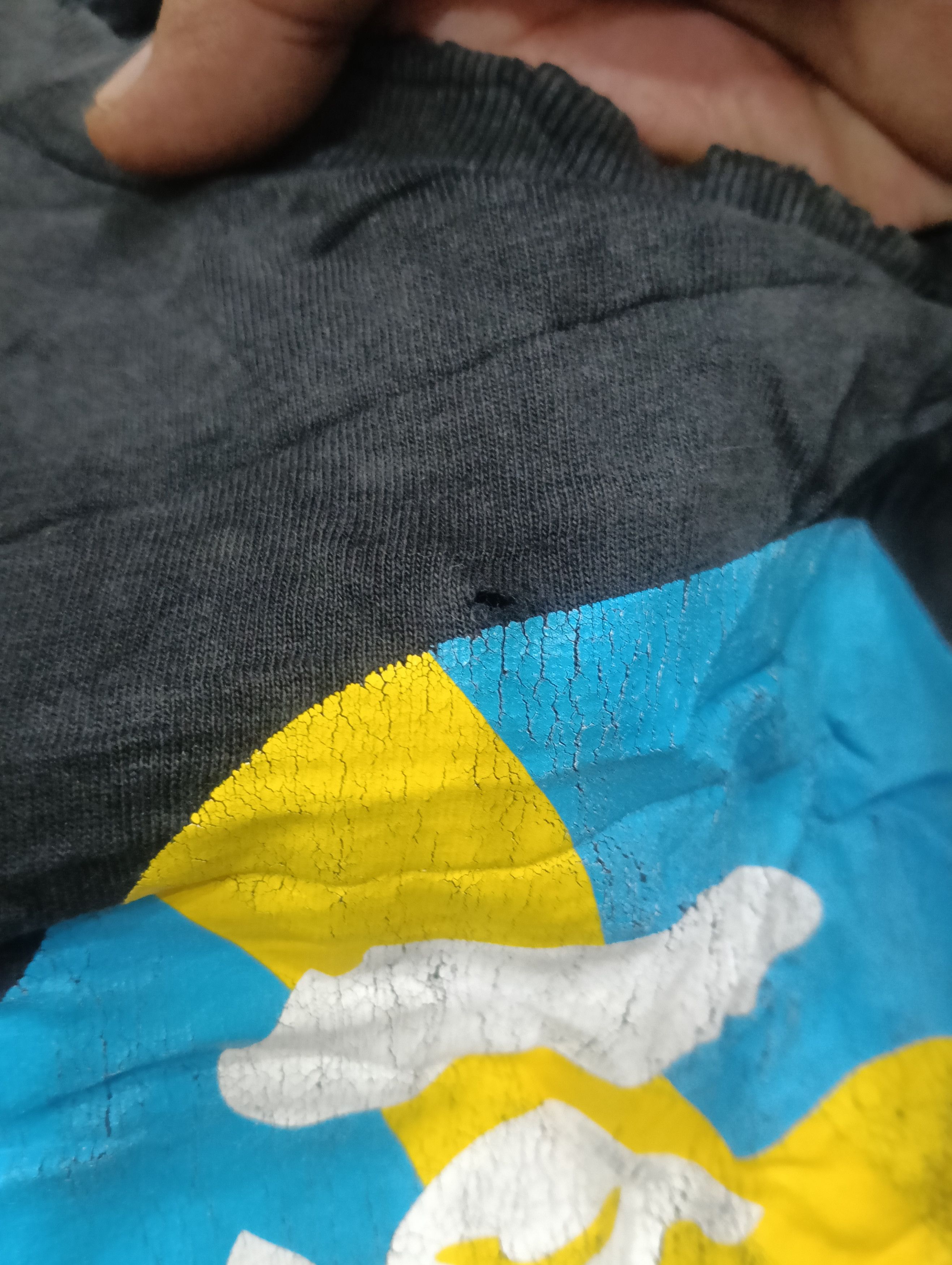 Bape Sick Thrashed Bape Swedish Flag Big Logo Tee Size US M / EU 48-50 / 2 - 13 Thumbnail