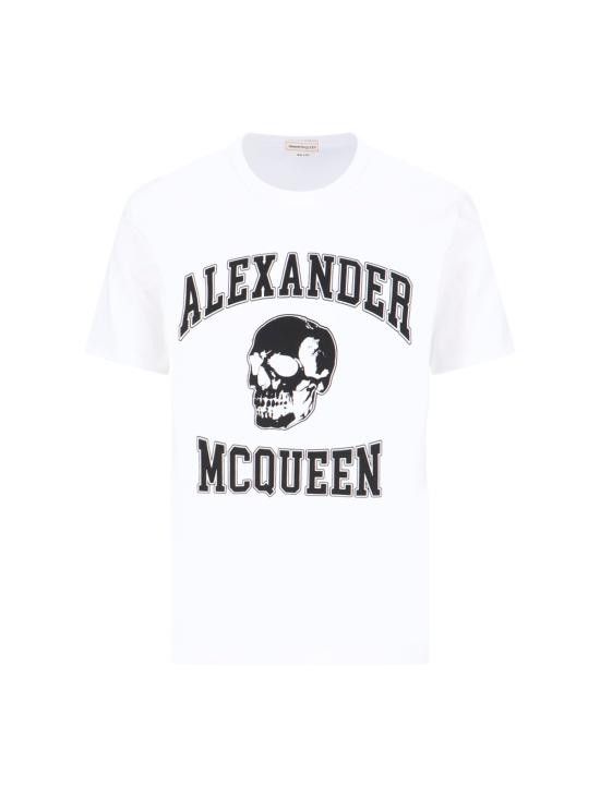 Alexander McQueen ALEXANDER MCQUEEN Men T-Shirts 759442 QTAAW 0909 White Size US S / EU 44-46 / 1 - 1 Thumbnail