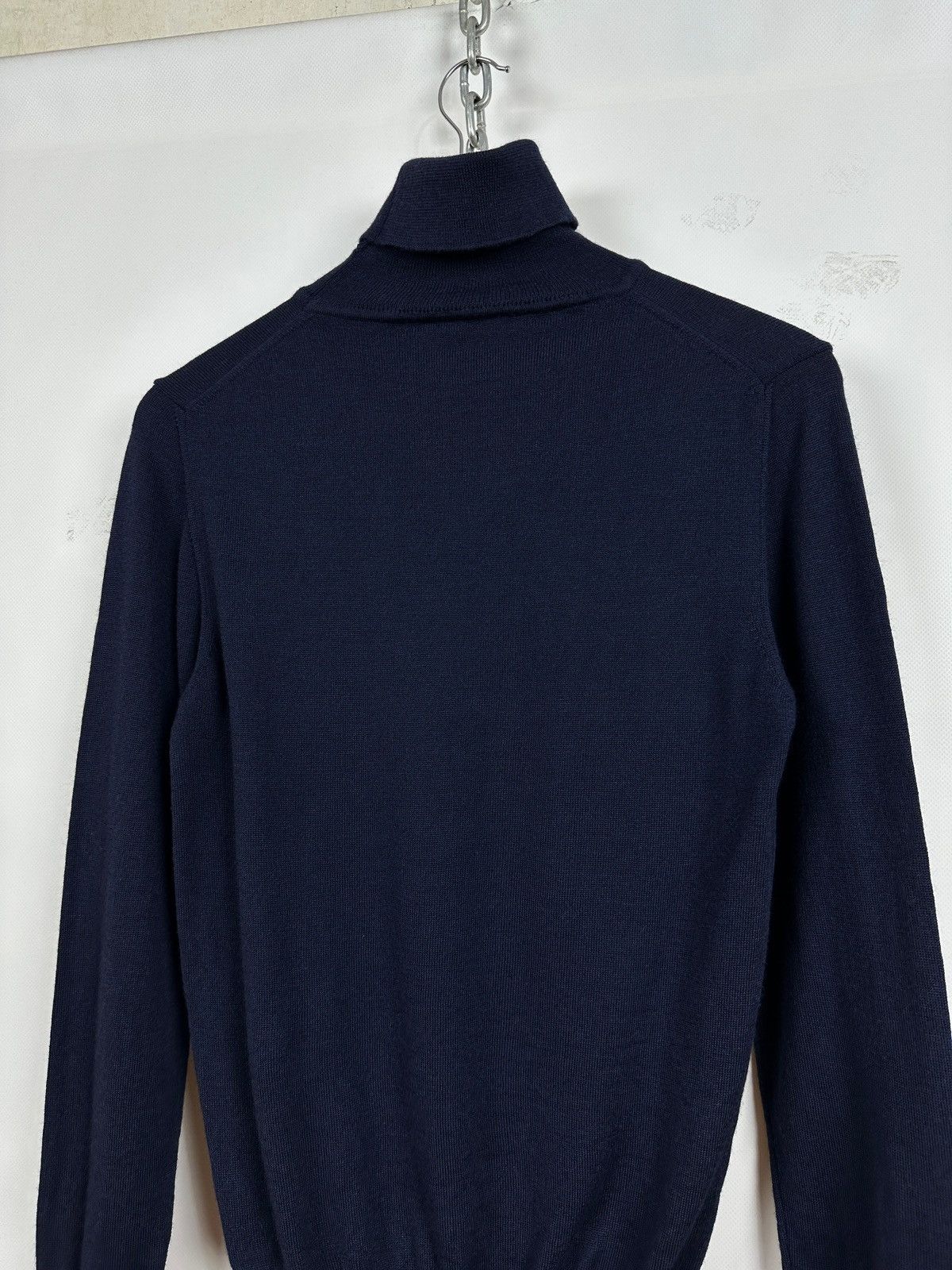 Vivienne Westwood Vivienne Westwood Navy Blue Turtleneck Wool Jumper Sweater Size US S / EU 44-46 / 1 - 14 Thumbnail