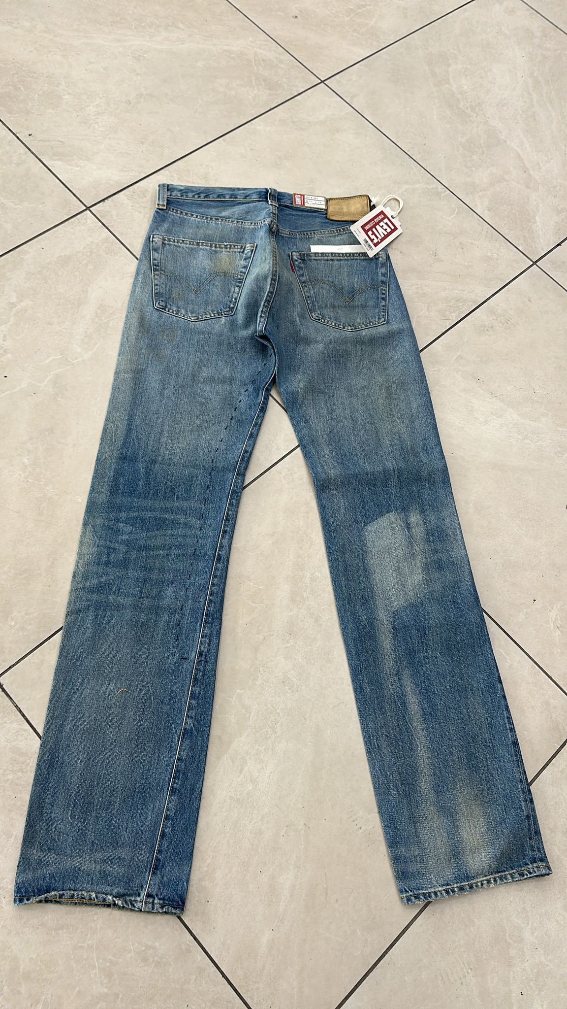 Levi's Vintage Clothing LVC Levi's Vintage Clothing 1947 501XX BigE Selvedge Jeans Size US 30 / EU 46 - 2 Thumbnail