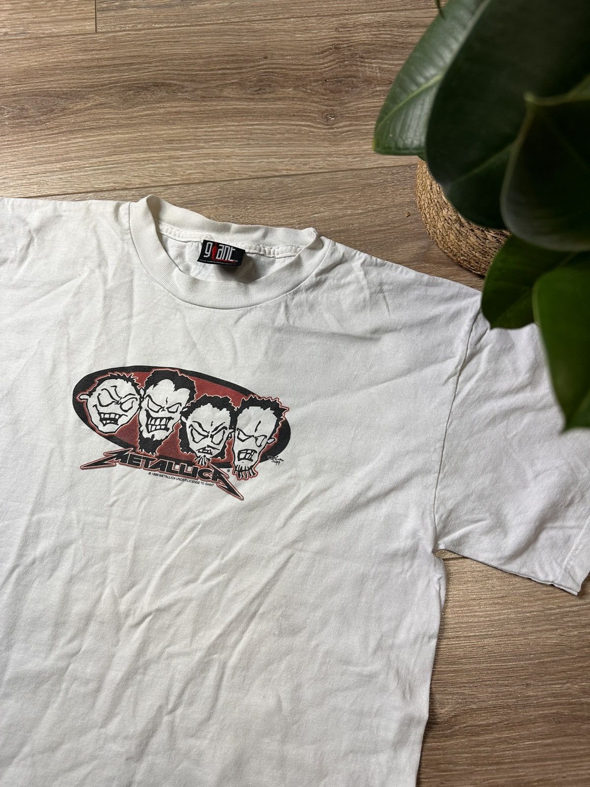 Band Tees × Giant × Metallica Vintage Rock Band Tee Metallica 1999 Tour T Shirt - L Size US L / EU 52-54 / 3 - 2 Thumbnail