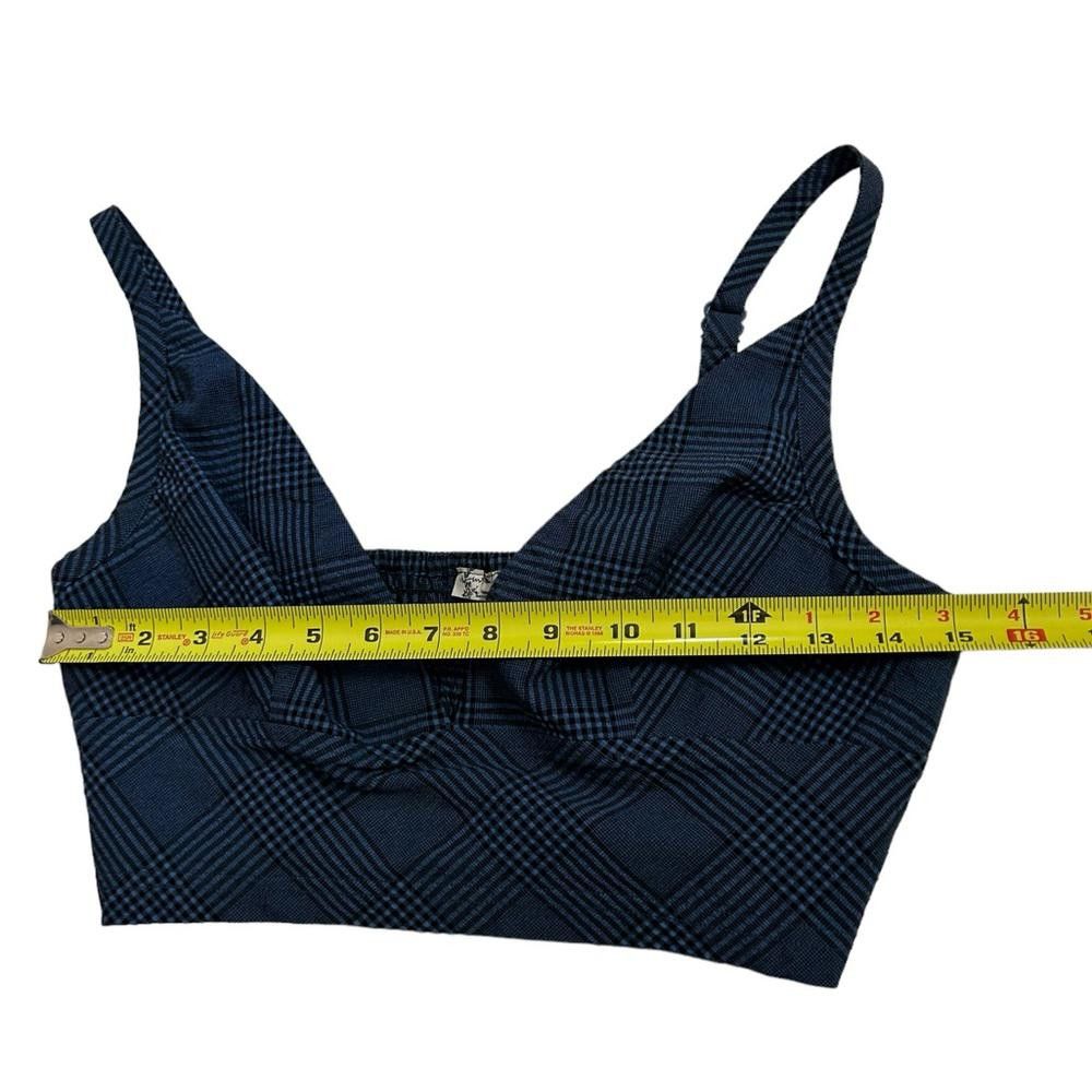 Free People Free People l Plaid Crop Small Navy Black Size S / US 4 / IT 40 - 5 Thumbnail