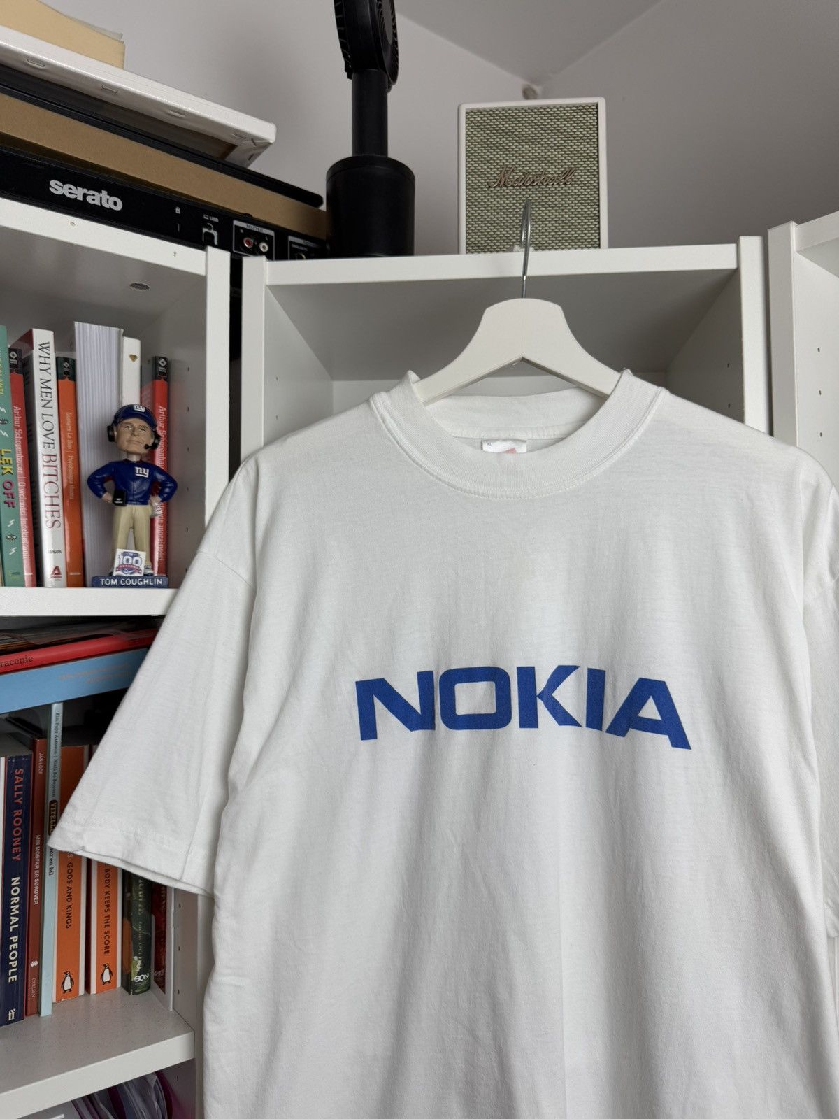 Microsoft × Vintage Vintage 90s Nokia Promo White Tee (Apple Sony Samsung) Size US XL / EU 56 / 4 - 3 Thumbnail