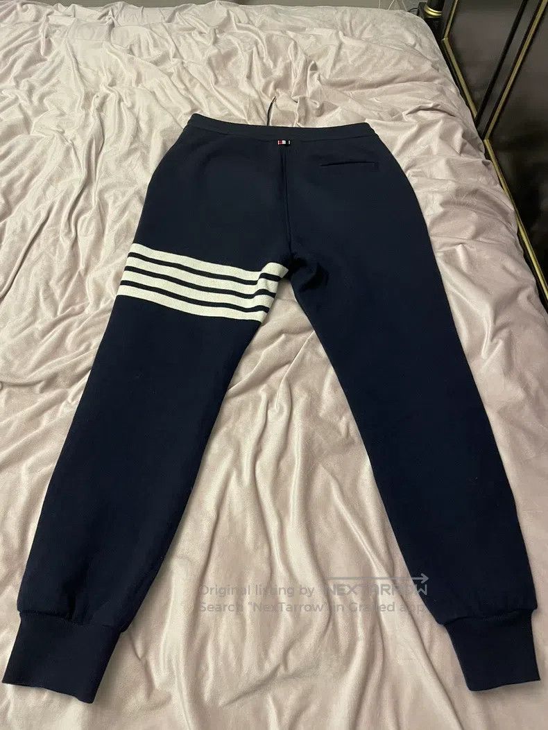 Thom Browne Thom Browne size 2 Dark Blue Cashmere Cotton Knit Casual Sp Size US 28 / EU 44 - 2 Thumbnail