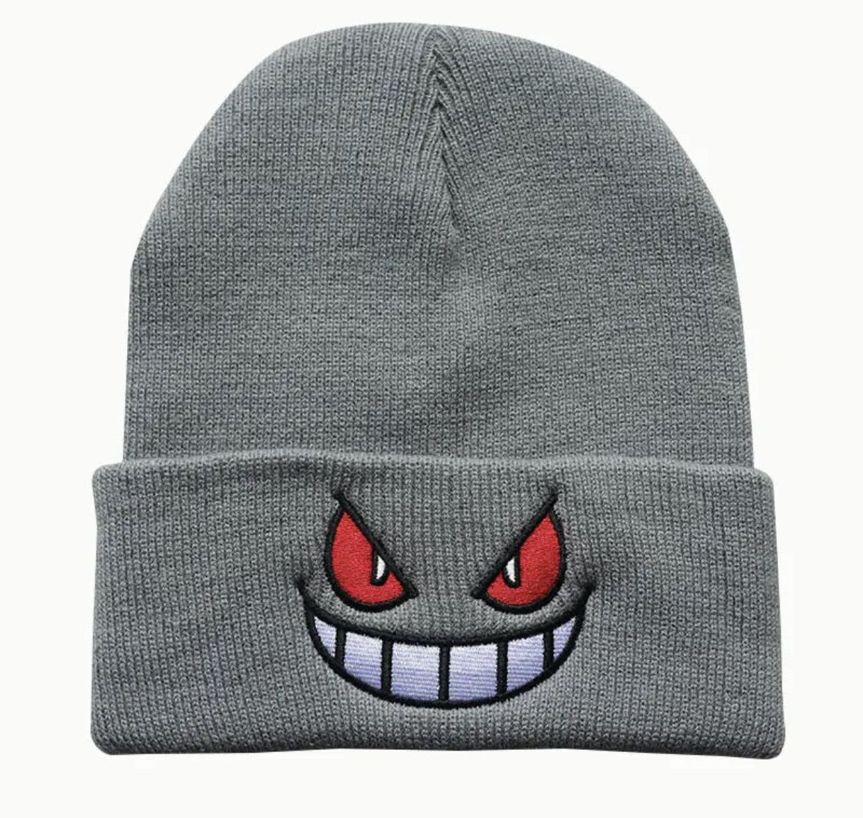 Pokemon Gengar Beanie colorful Anime Cap Pokemon Evolve Winter Hat Size ONE SIZE - 3 Thumbnail