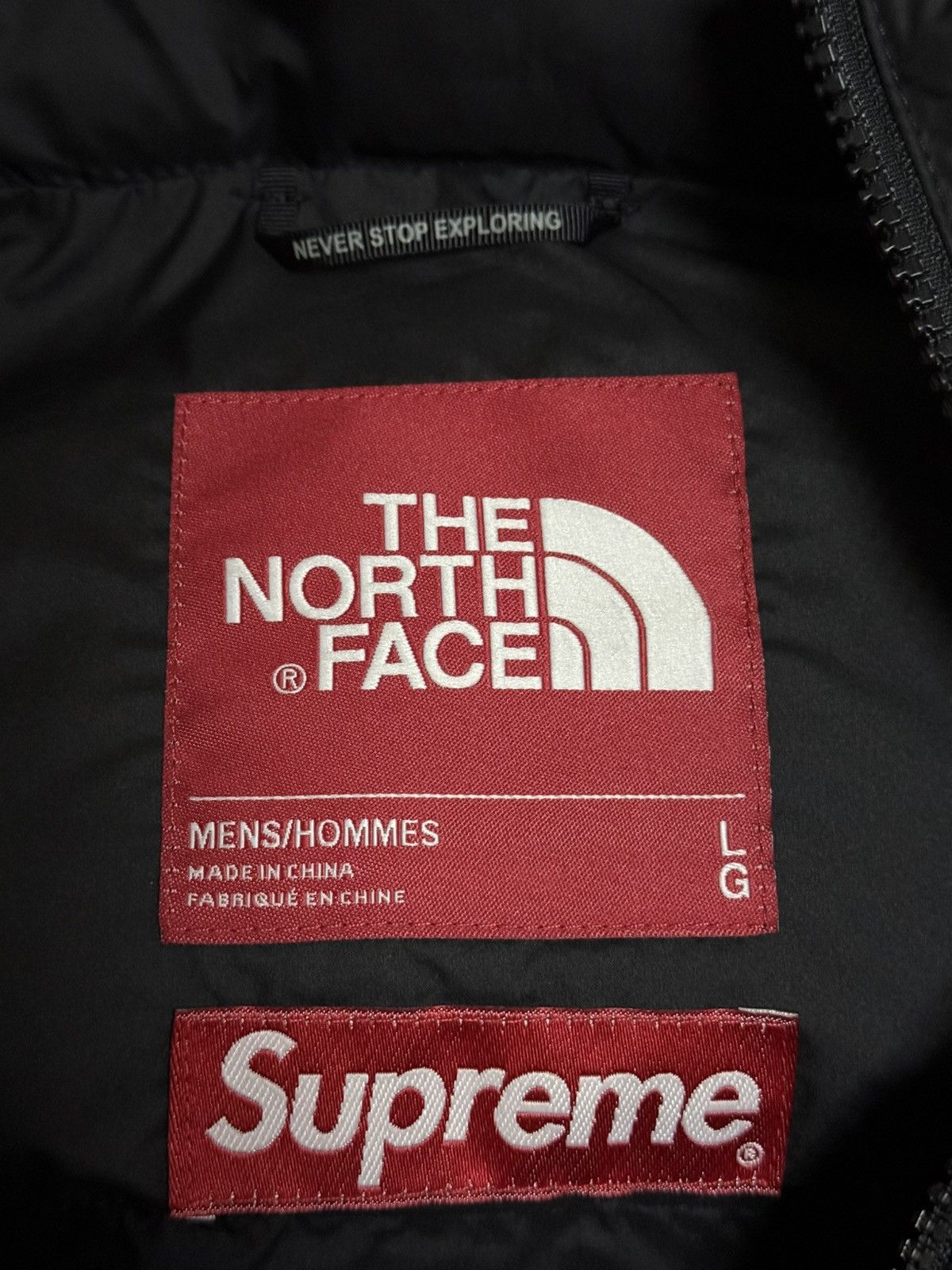 Supreme × The North Face Supreme tnf north face red bamn by any means nuptse jacket Size US L / EU 52-54 / 3 - 9 Thumbnail