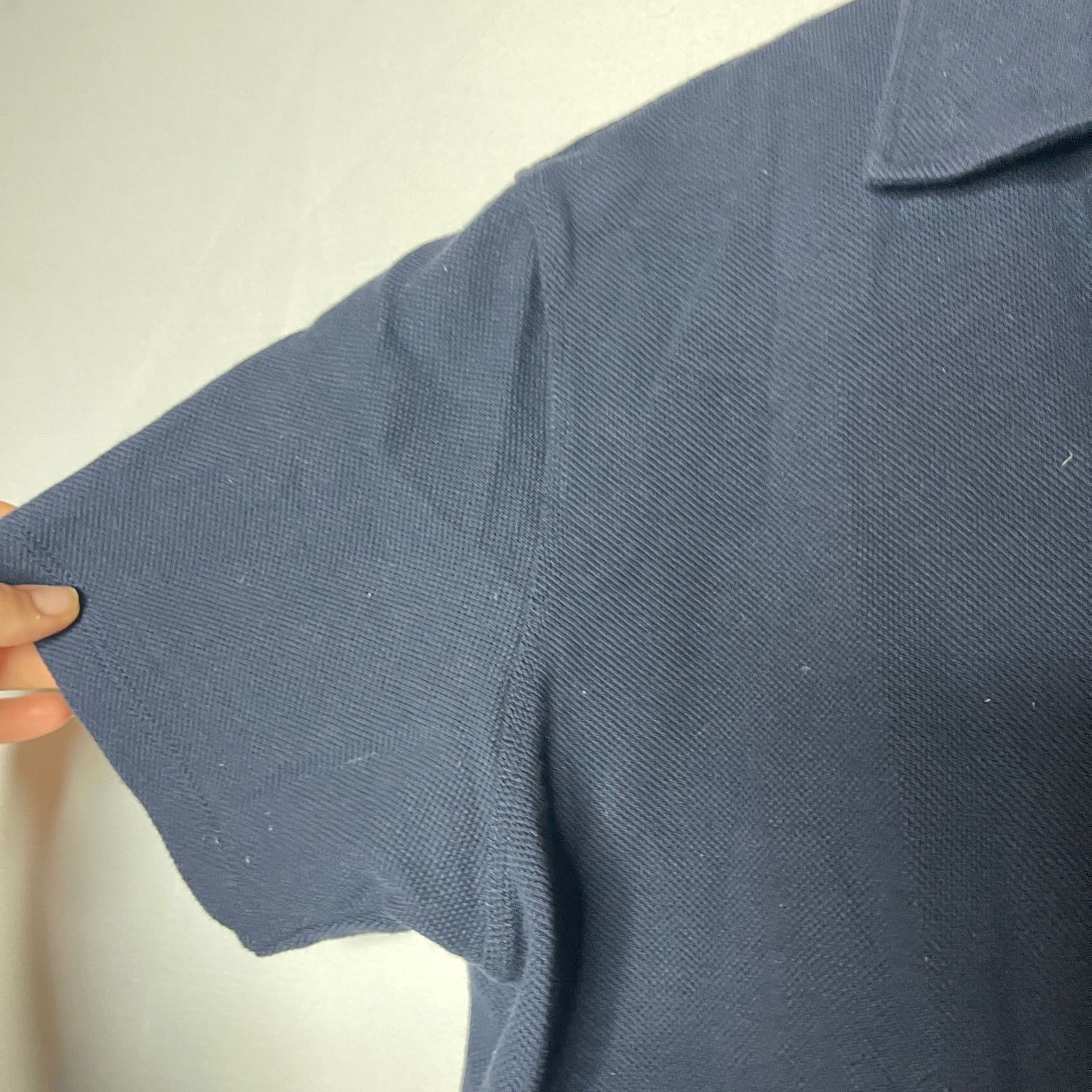 Hardy Amies Hardy Amies navy blue polo shirt sz L Size US L / EU 52-54 / 3 - 3 Thumbnail