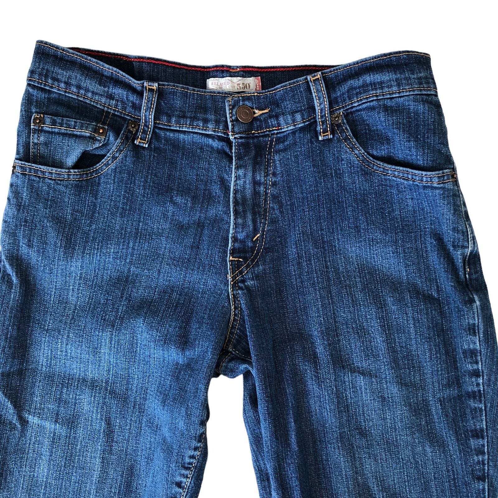 Stewart & Strauss Levi Strauss & Co. 550 Relaxed Bootcut Blue Jeans Size 10 Size 32" / US 10 / IT 46 - 2 Thumbnail