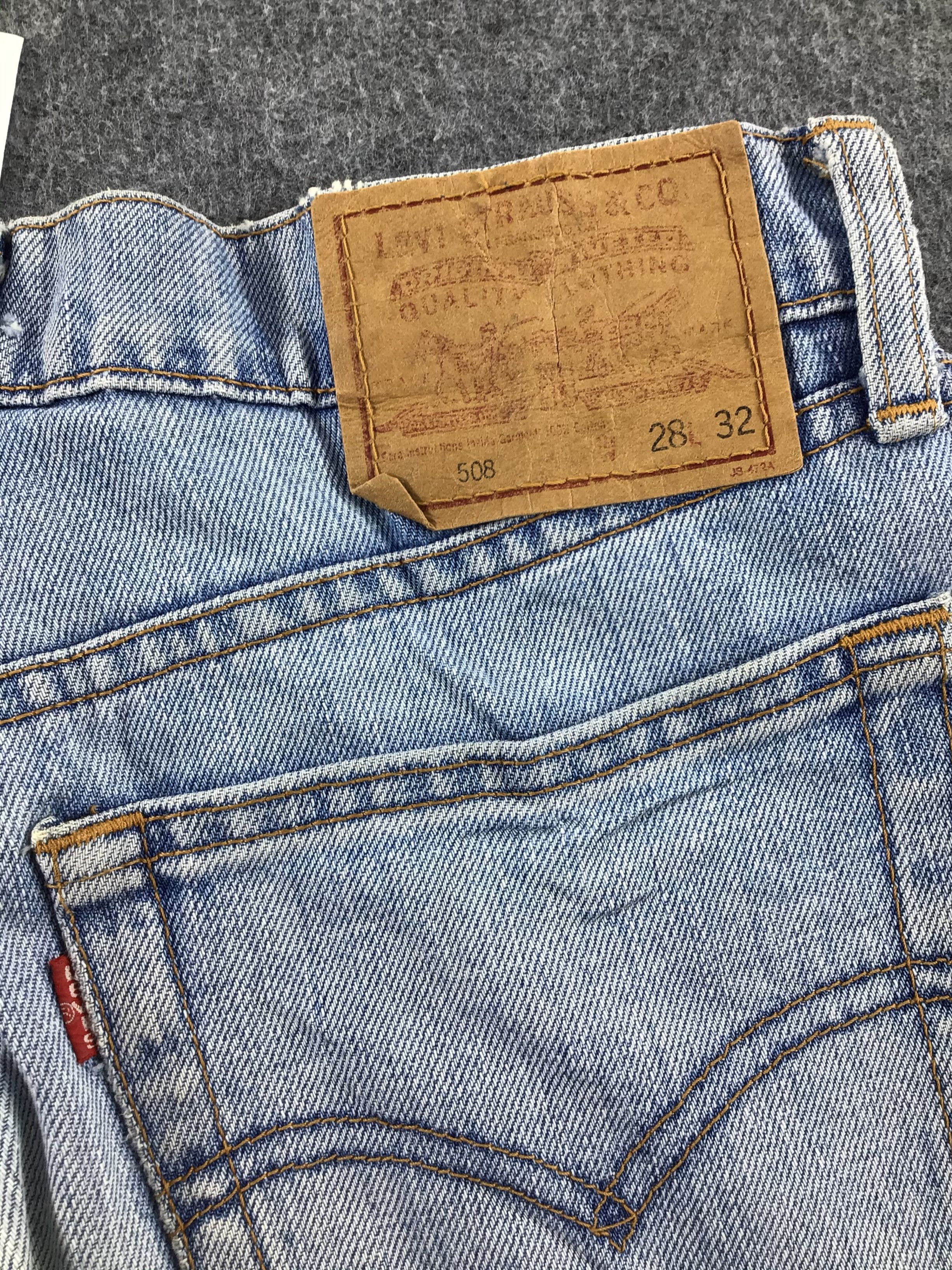 Levi's × Vintage 90s Vintage Levis 508 Jeans-JM499 Size US 28 / EU 44 - 6 Thumbnail