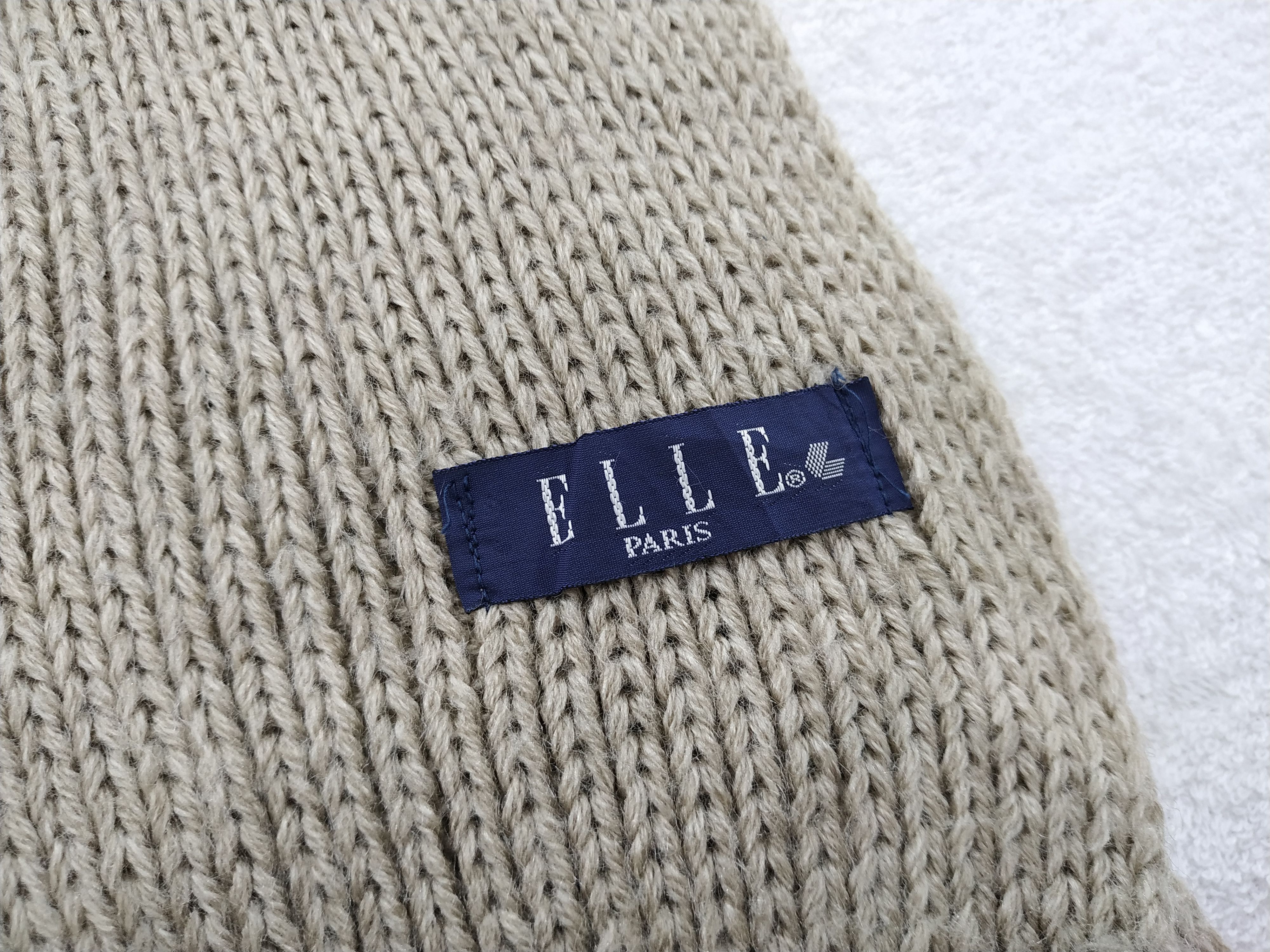 Vintage Vintage Elle Wool Scarf/Muffler/Neckwear MF047 Size ONE SIZE - 5 Thumbnail