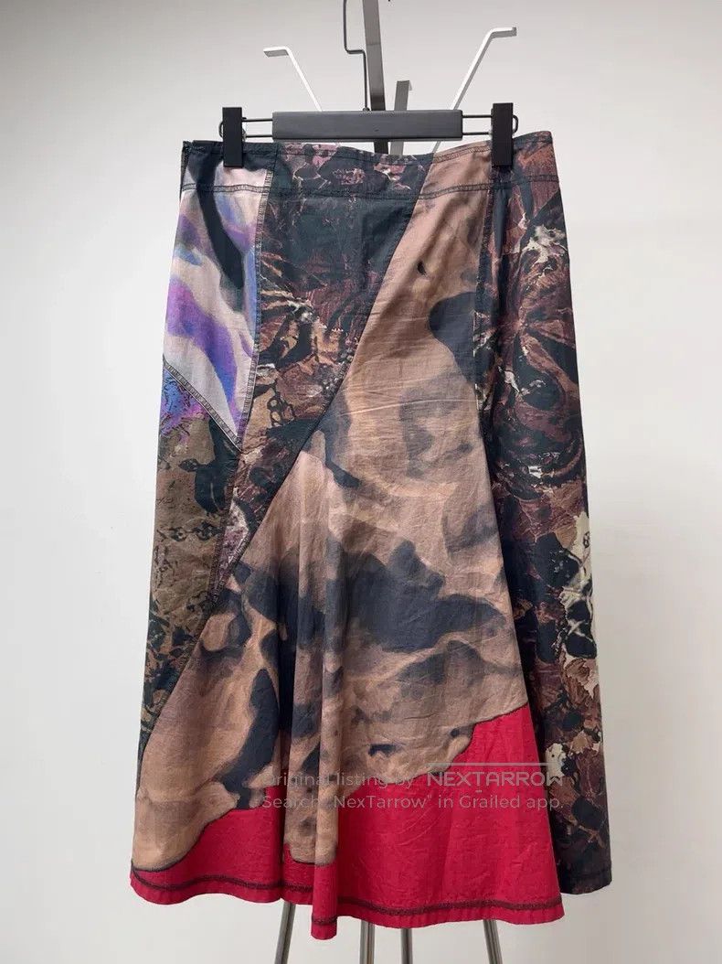 Issey Miyake Issey Miyake Patchwork Skirt Size 26" / US 2 / IT 38 - 2 Thumbnail