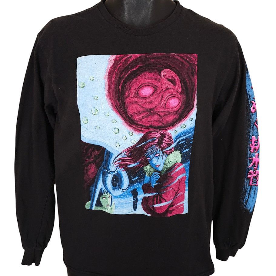 Ripple Junction Junji Ito T Shirt Mens Size Medium Black The Groaning Drain Size US M / EU 48-50 / 2 - 1 Thumbnail