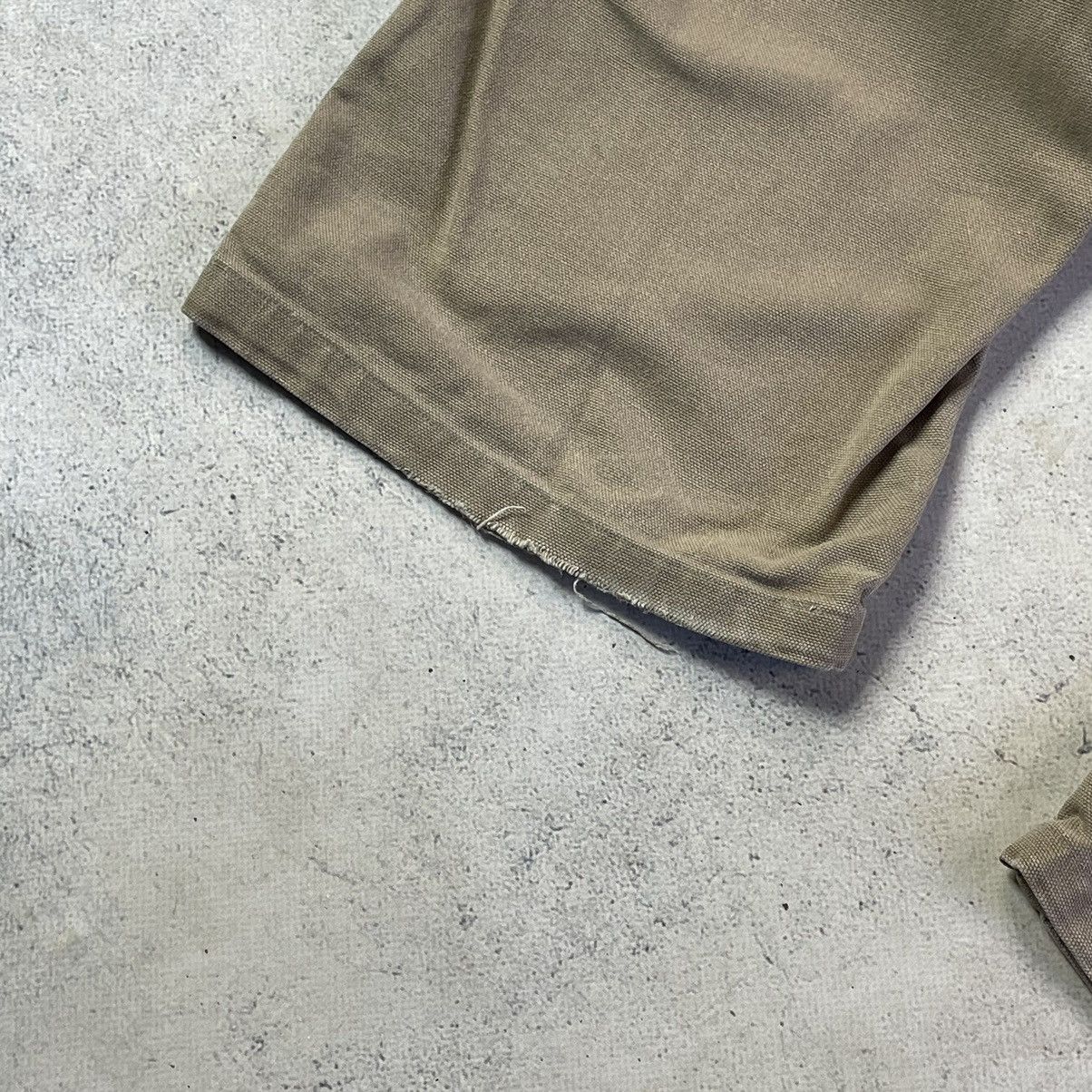Carhartt × Vintage VTG CARHARTT BEIGE CANVAS DOUBLE KNEE CARPENTER PANTS Size US 34 / EU 50 - 12 Thumbnail