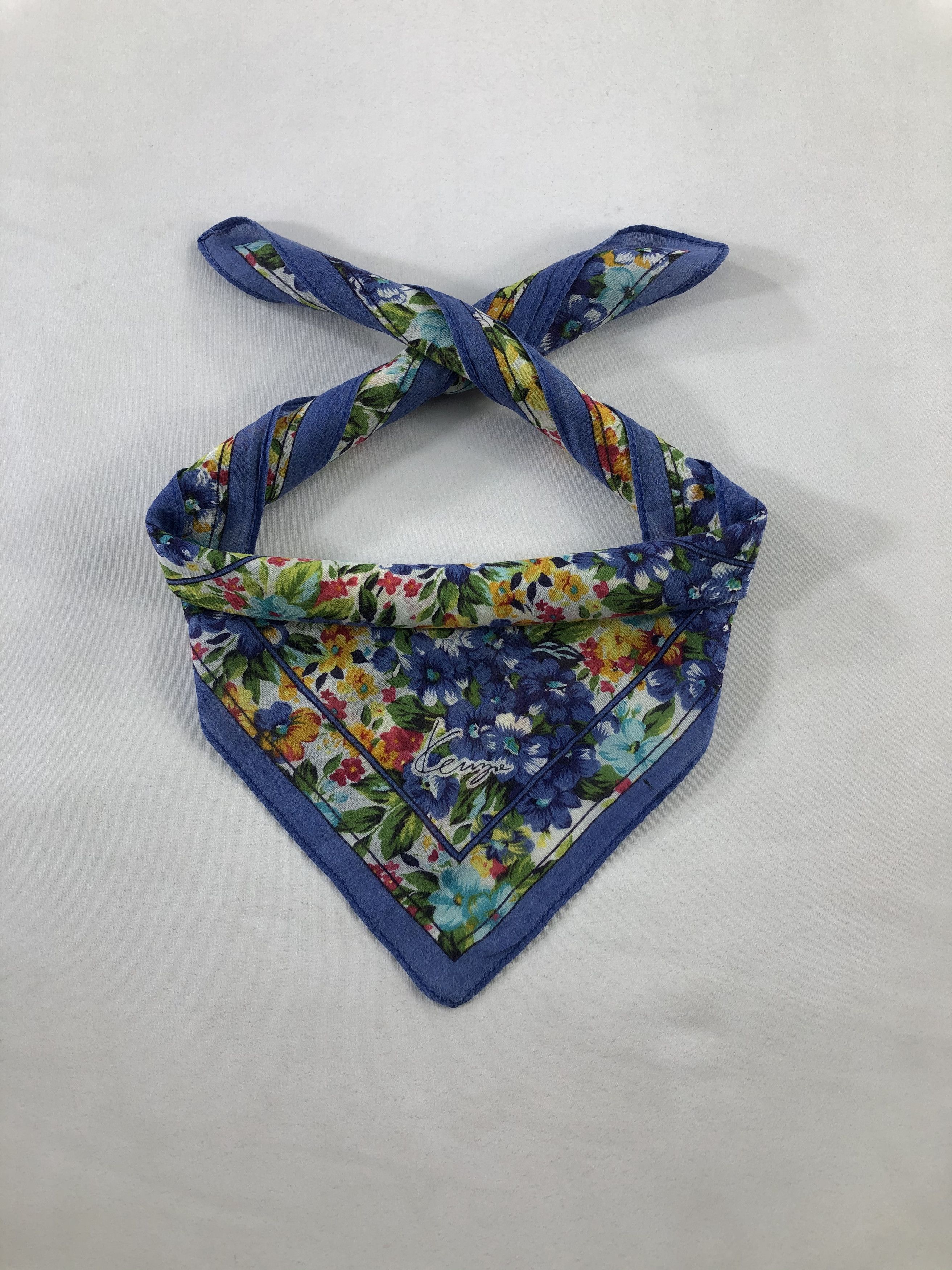 Kenzo × Vintage Kenzo Handkerchief / Bandana / Neckerchief / Babushka Size ONE SIZE - 1 Thumbnail