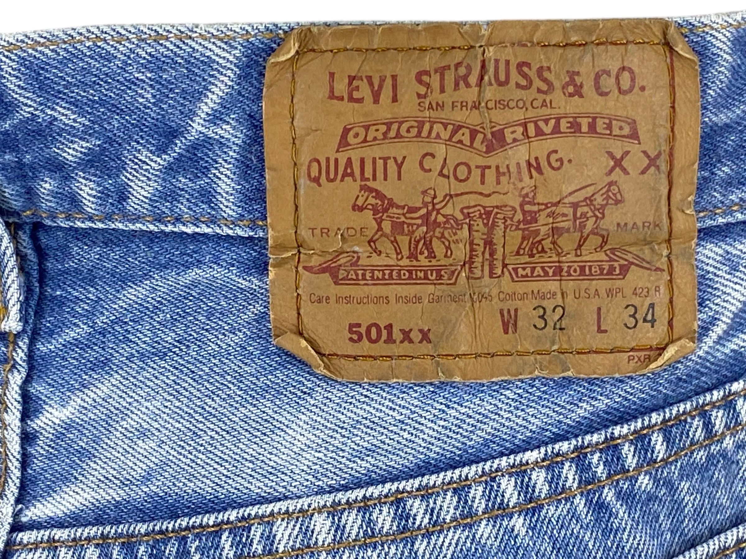 Levi's Levis 501-0000 Jeans 90s Vintage Levis Jeans Size US 30 / EU 46 - 9 Thumbnail