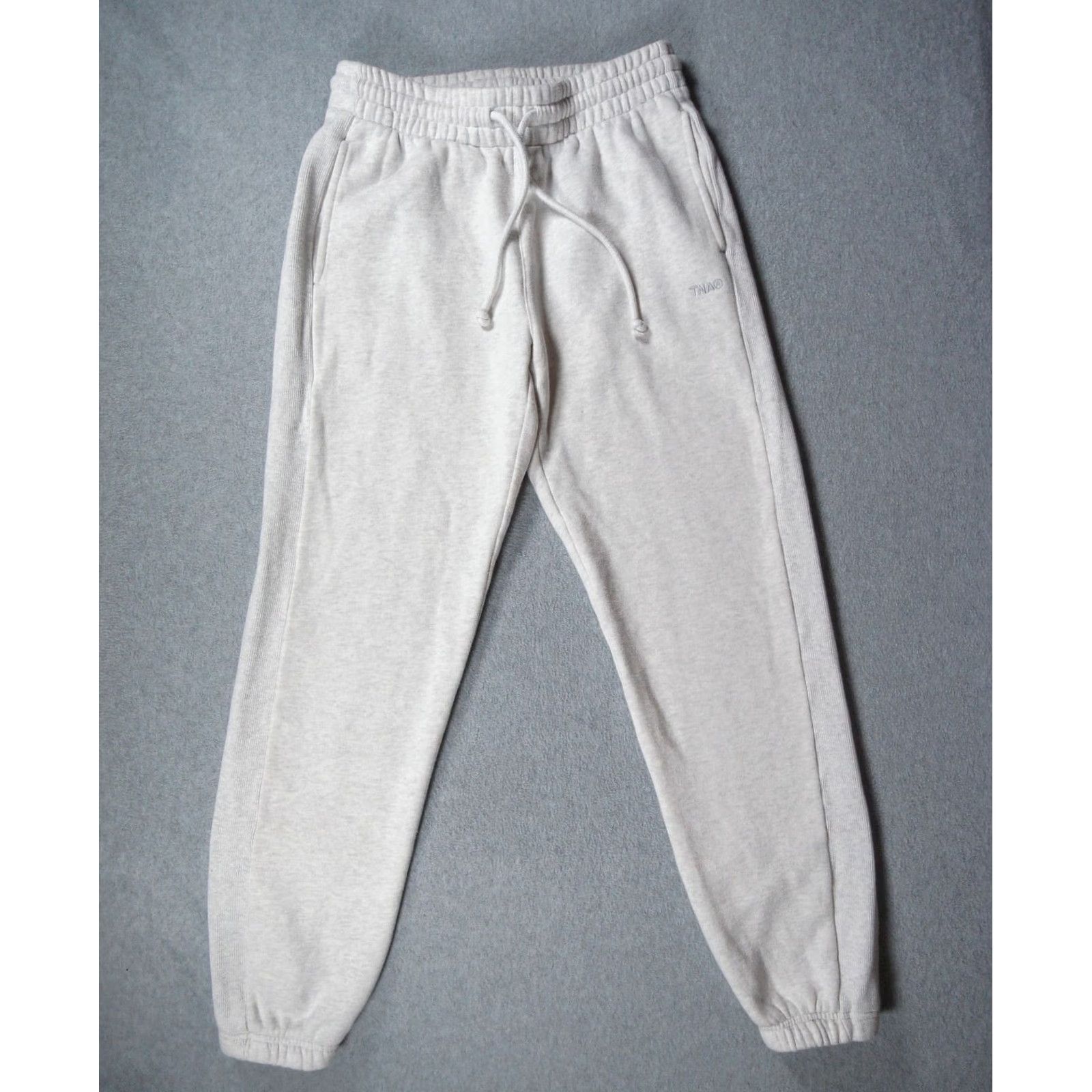 TNA TNA Sweatpants Womens XS Gray Cozy Fleece Boyfriend Fit Jogger Lounge Pants Size 26" / US 2 / IT 38 - 2 Thumbnail