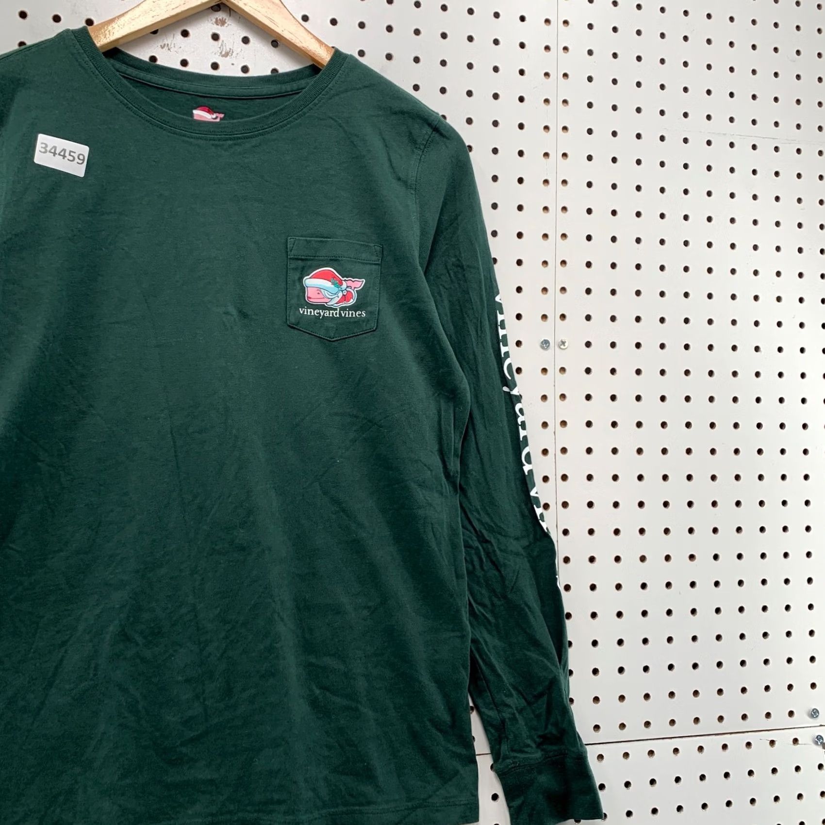 Vineyard Vines Vineyard Vines Christmas Pocket Shirt Mens Medium Green Whale 19.5x25 Size US M / EU 48-50 / 2 - 4 Thumbnail
