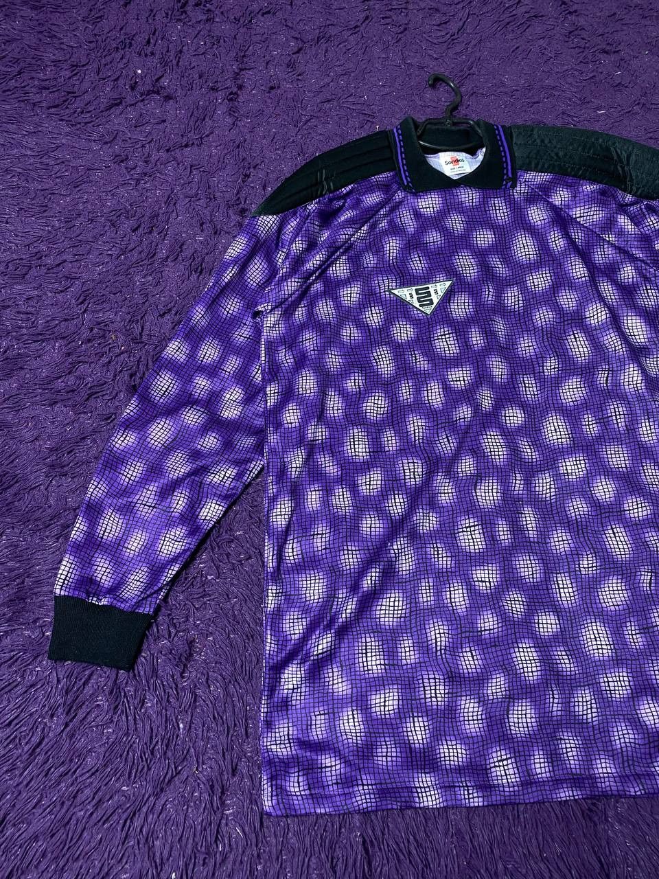 Vintage Y2K Long Sleeve Vintage Abstract Sondico Jersey Size US L / EU 52-54 / 3 - 7 Thumbnail