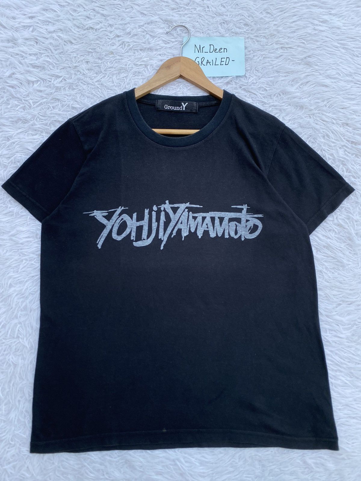 Yohji Yamamoto Rare Vintage Yohji Yamamoto Spellout Tshirt Size US M / EU 48-50 / 2 - 5 Thumbnail