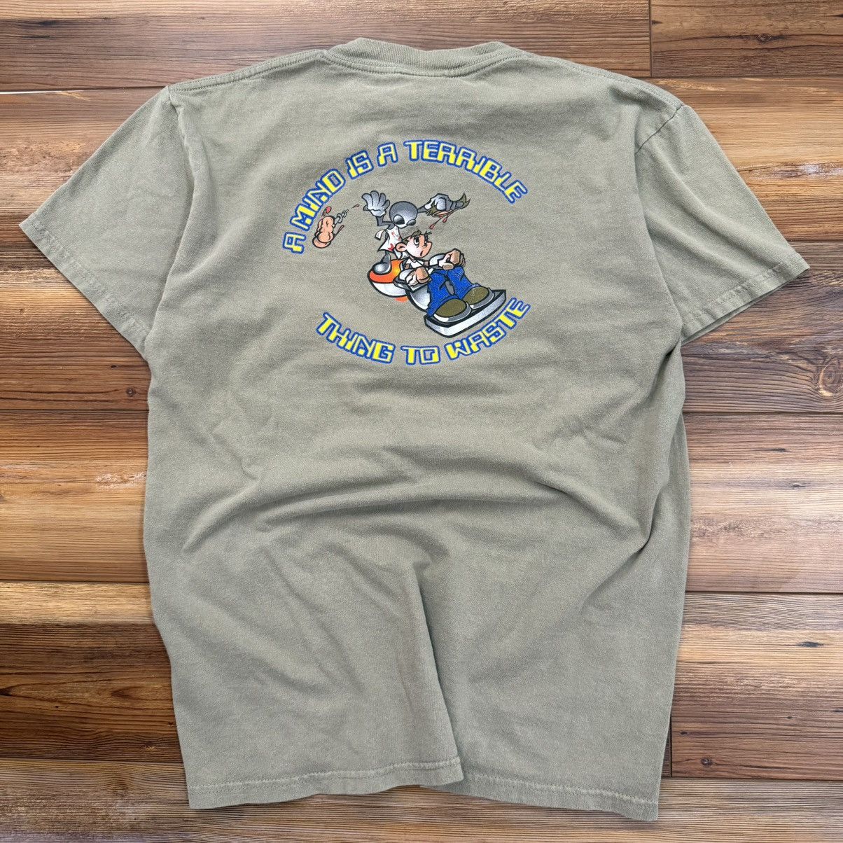 Other Vintage Brown Alien Nation Skate Mind Waste Tee Shirt Size US M / EU 48-50 / 2 - 2 Thumbnail