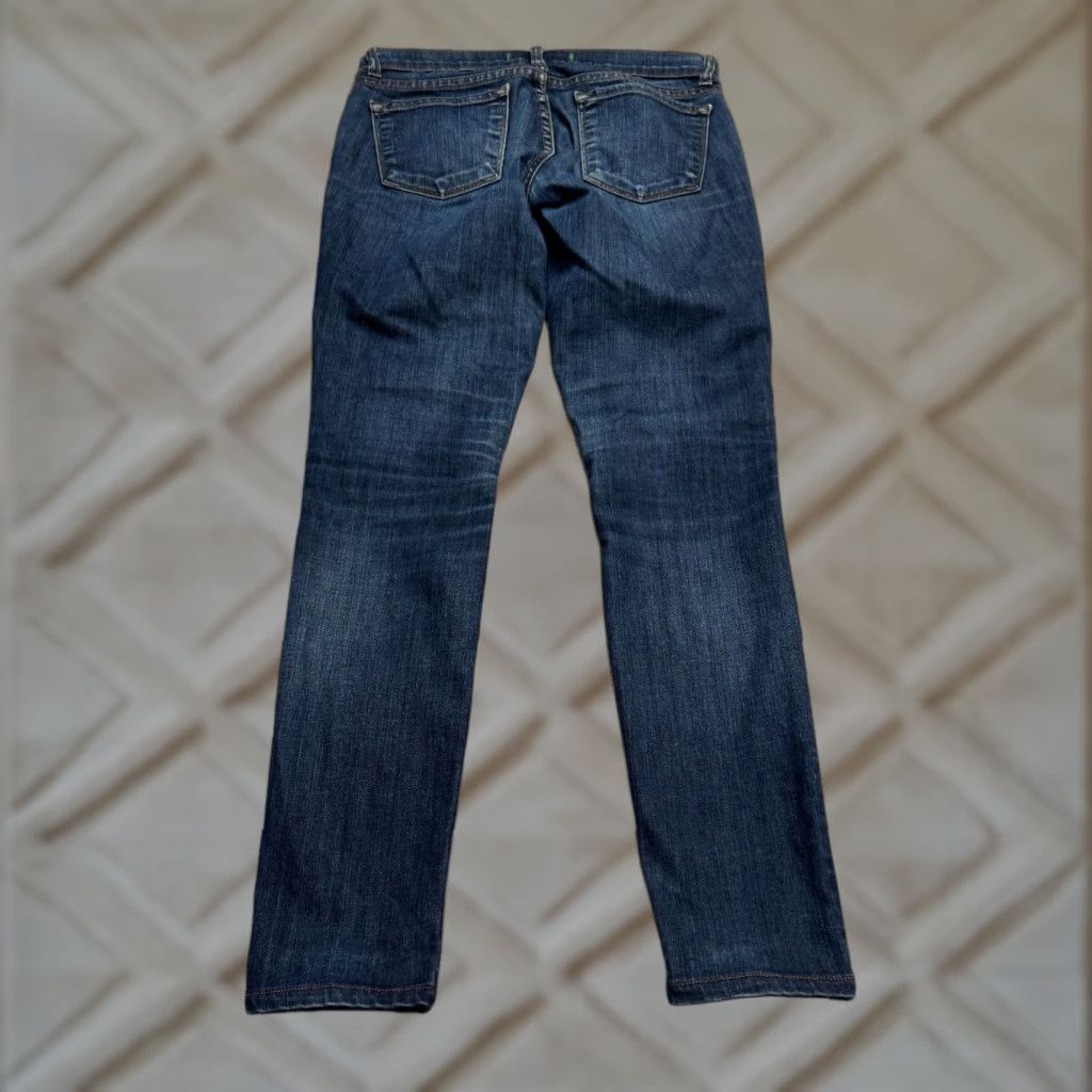 J Brand J Brand 910 Jeans Womens 26 Blue Dark Wash Mid Rise Skinny Denim Stretch Pocket 5-Pocket Regular Casual Vintage: No Men... (Oops) Size 26" / US 2 / IT 38 - 1 Thumbnail