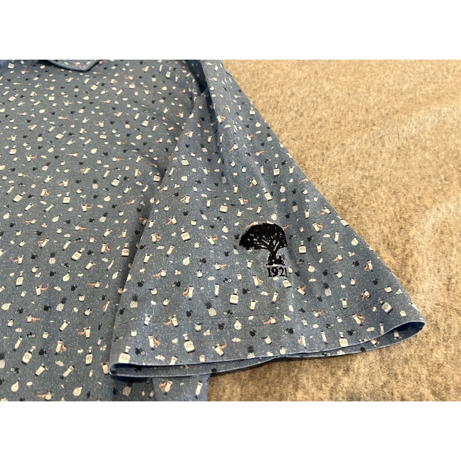 Peter Millar Peter Millar Polo Shirt Seaside Pima Cotton Blue Mens XL Short Sleeve Collared Shirt Polo Men's XL Blue Size US XL / EU 56 / 4 - 3 Thumbnail