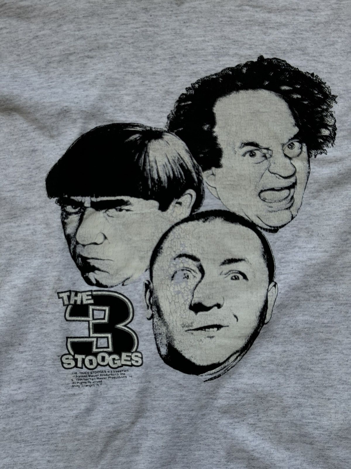 Vintage The Three Stooges vintage long sleeve shirt Size US XL / EU 56 / 4 - 2 Thumbnail