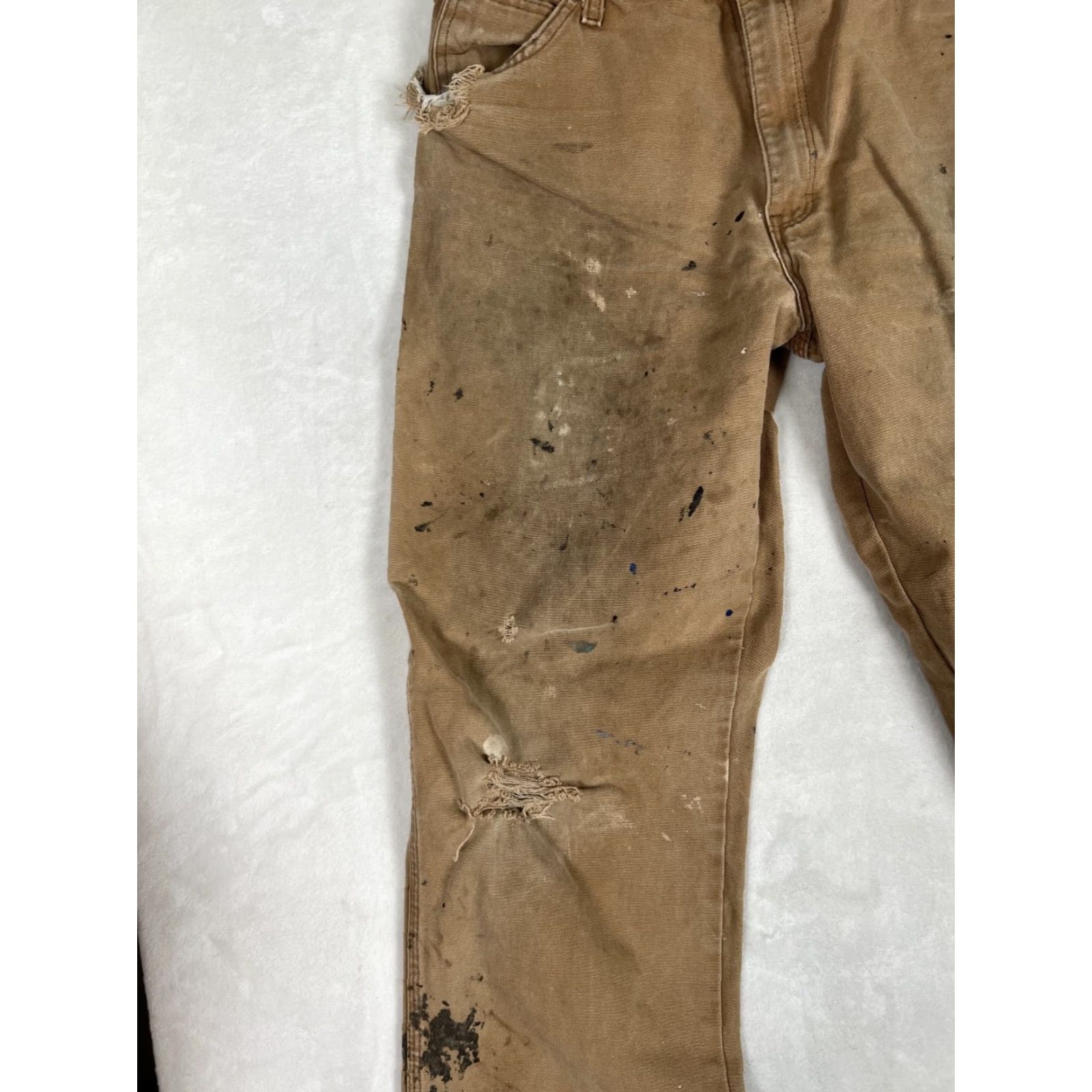 Dickies Dickies 874 Carpenter Canvas Pants Workwear Brown 36x32 Men's Straight Leg 5-Pocket 874 USA 90s Grunge Vintage? Wait no Vintage: No Size US 36 / EU 52 - 3 Thumbnail