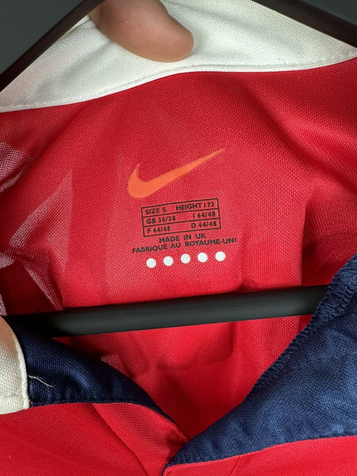 Nike × Vintage Vintage Arsenal #10 Bergkamp Nike 1999-2000 home jersey Men Size US S / EU 44-46 / 1 - 9 Thumbnail