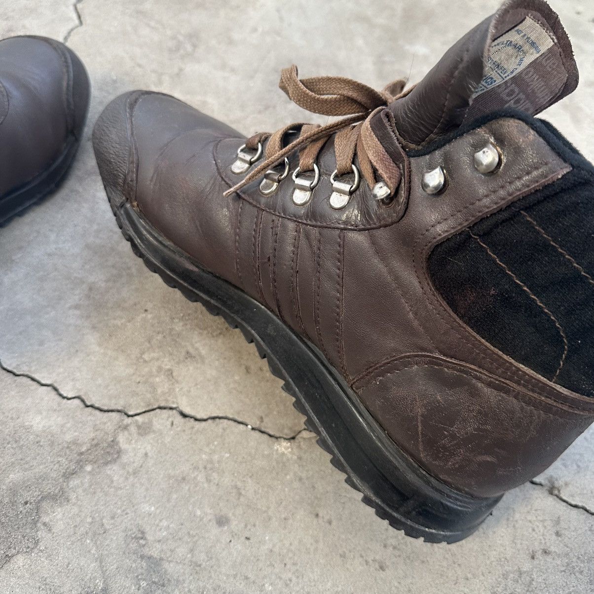 Adidas Vintage 1994 Adidas zurc High Leather Combat Trail Boots Size US 8.5 / EU 41-42 - 8 Thumbnail
