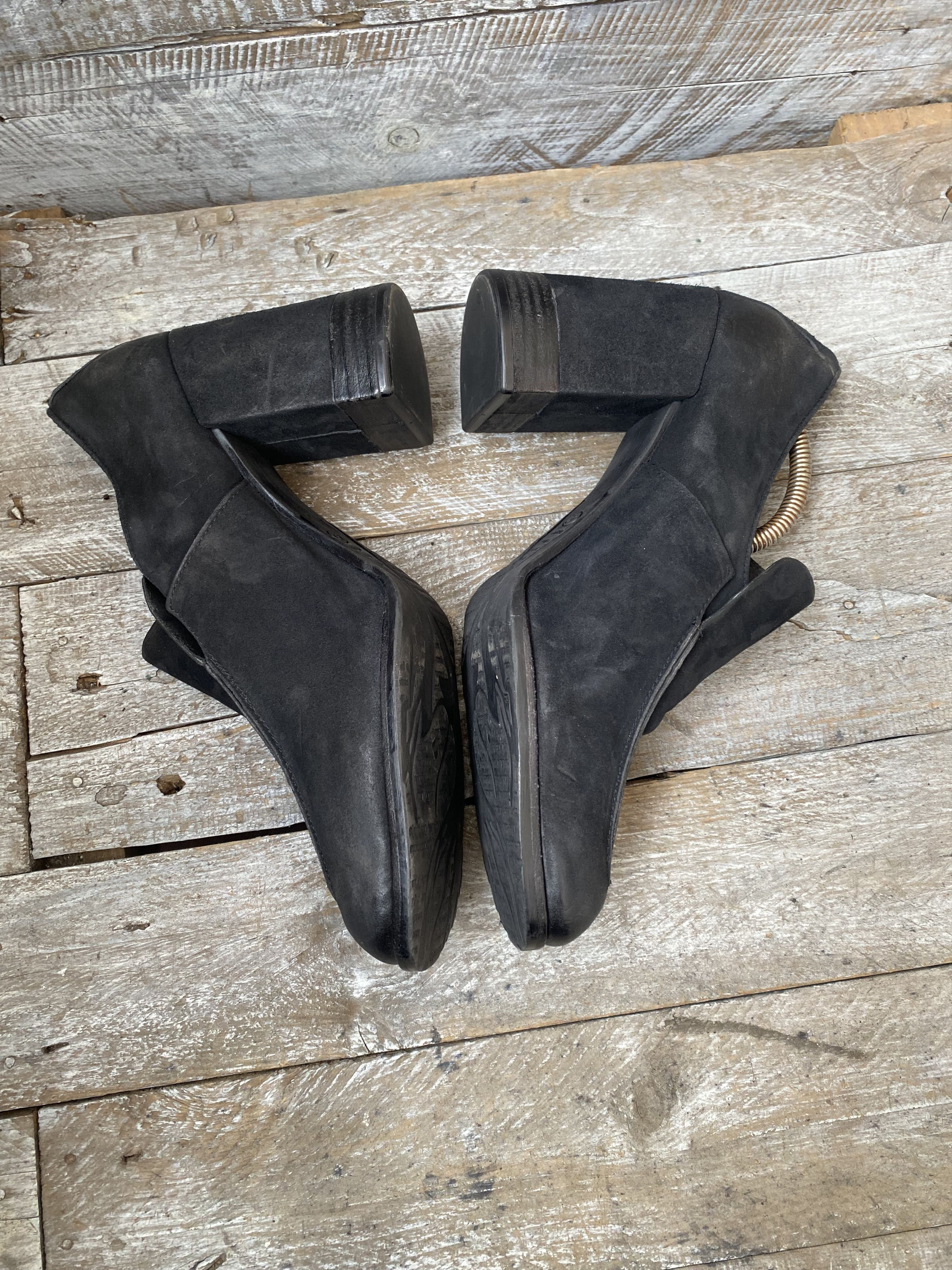 A.S.98 As. 98 platform suede heel boot, grunge. Avant garde sz42 Size US 12 / IT 42 - 10 Thumbnail