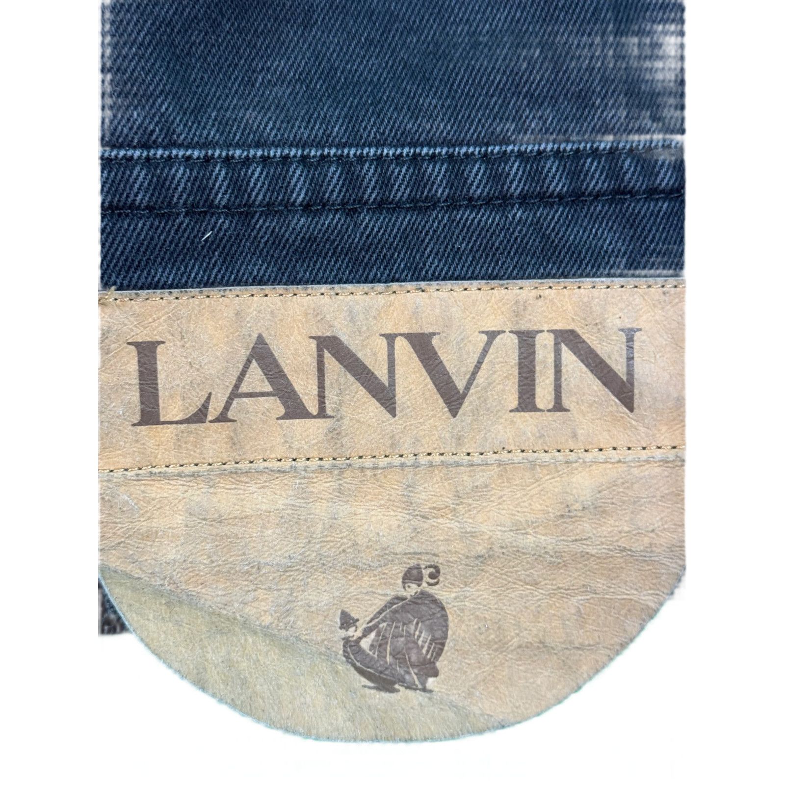 Gallery Dept. Gallery Dept. x Lanvin LG Patch Black Jean Jeacket Size US L / EU 52-54 / 3 - 5 Thumbnail