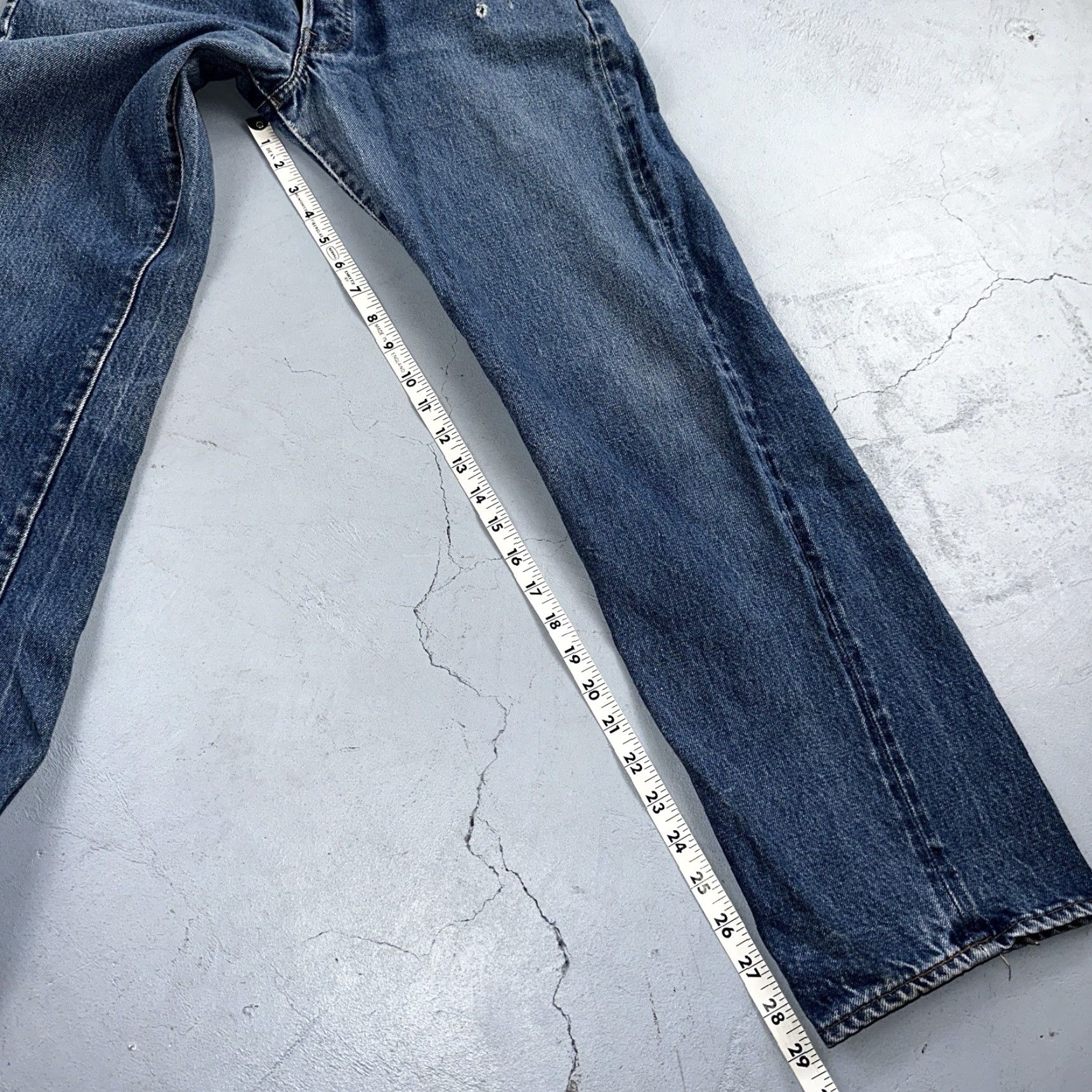 Levi's Vintage Levi's 501 XX Jeans Men 32x32 Mid Rise Light Wash 80s Redline Selvedge Durable Straight Classic Denim Size US 32 / EU 48 - 5 Thumbnail