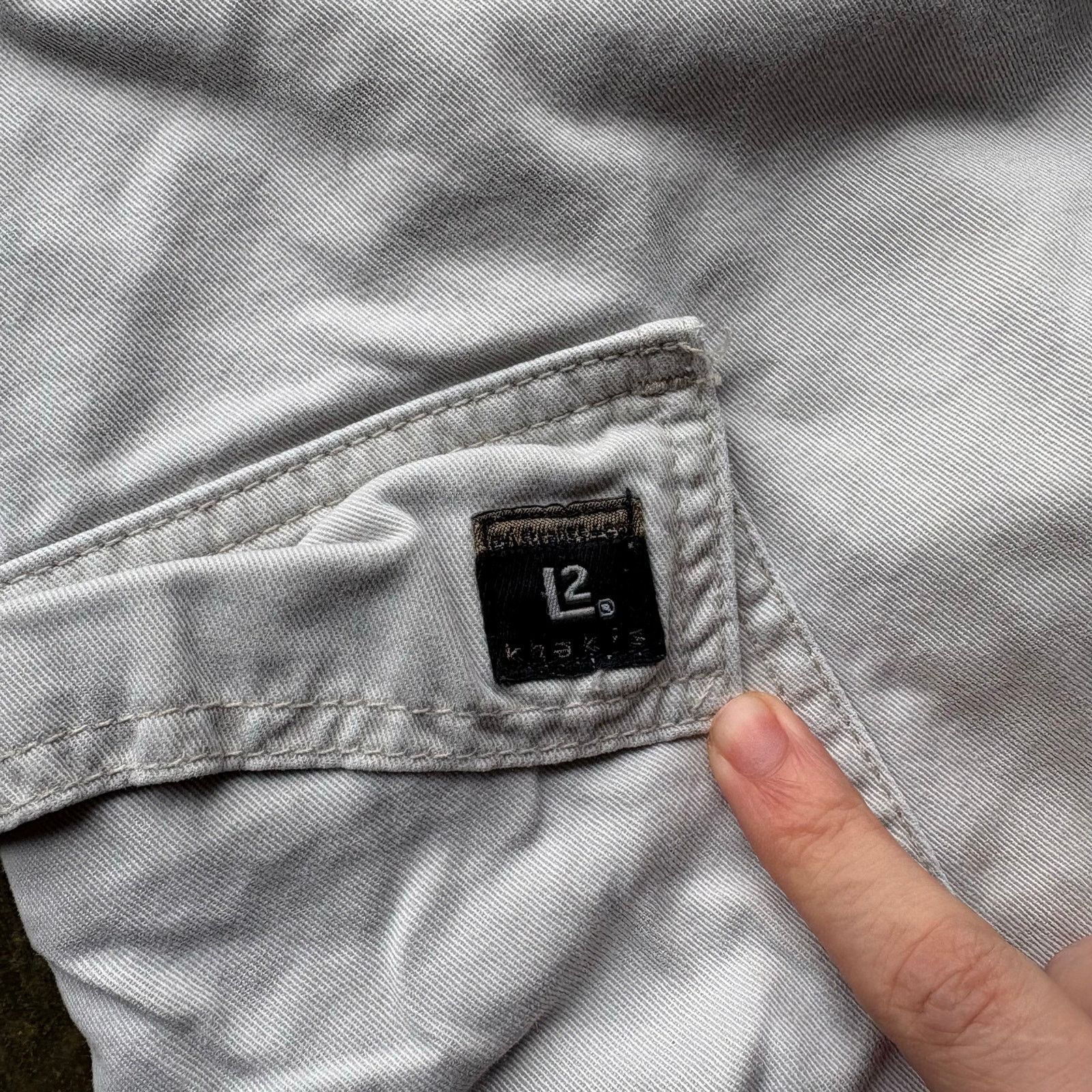 Levi's Rare Vintage 90s Baggy Levis L2 Khaki Cargo Pants Size US 36 / EU 52 - 6 Thumbnail
