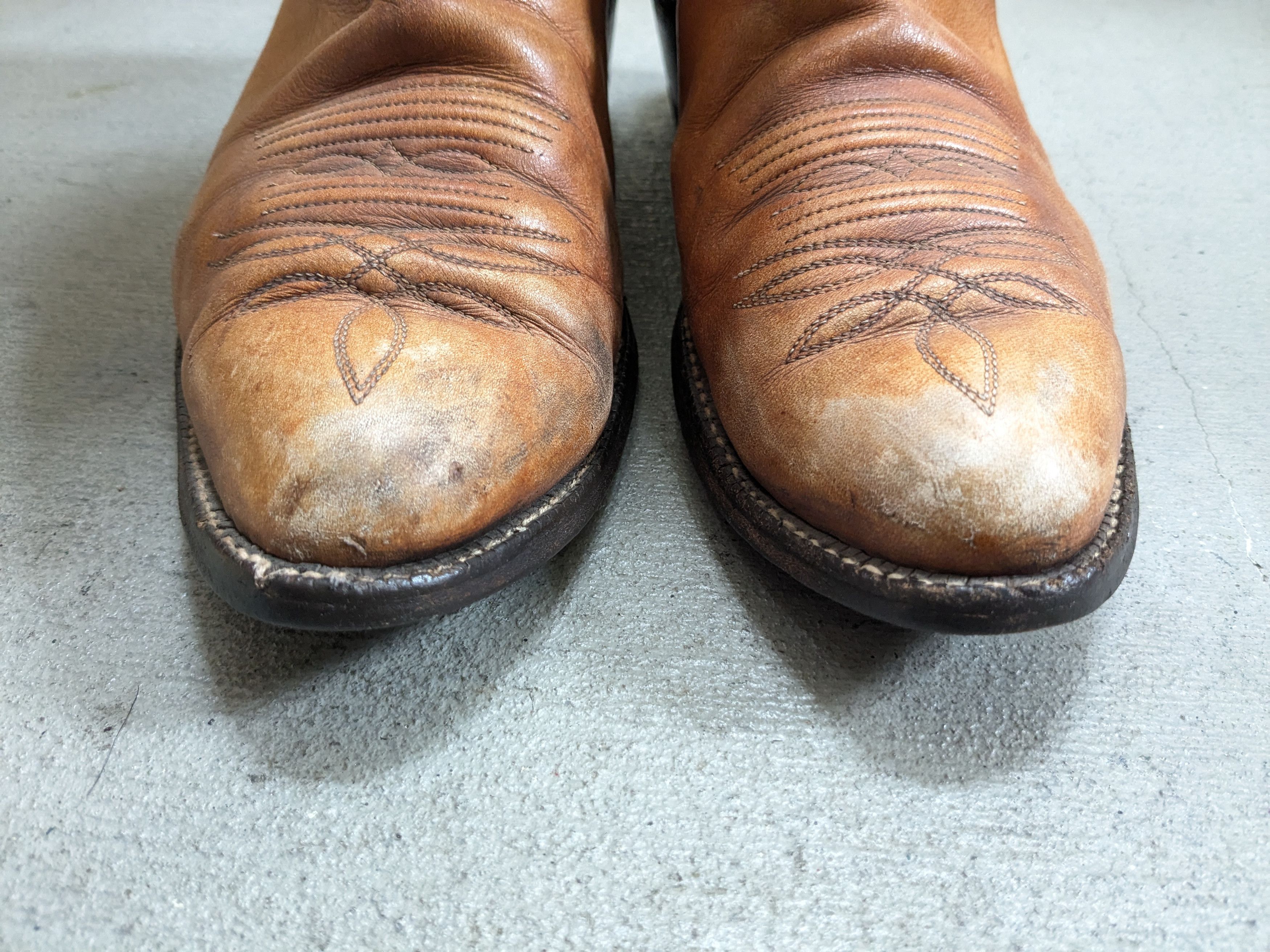 Tony Lama Tony Lama Cowboy Boots Brown 10 D Leather USA Americana Size US 10 / EU 43 - 2 Thumbnail