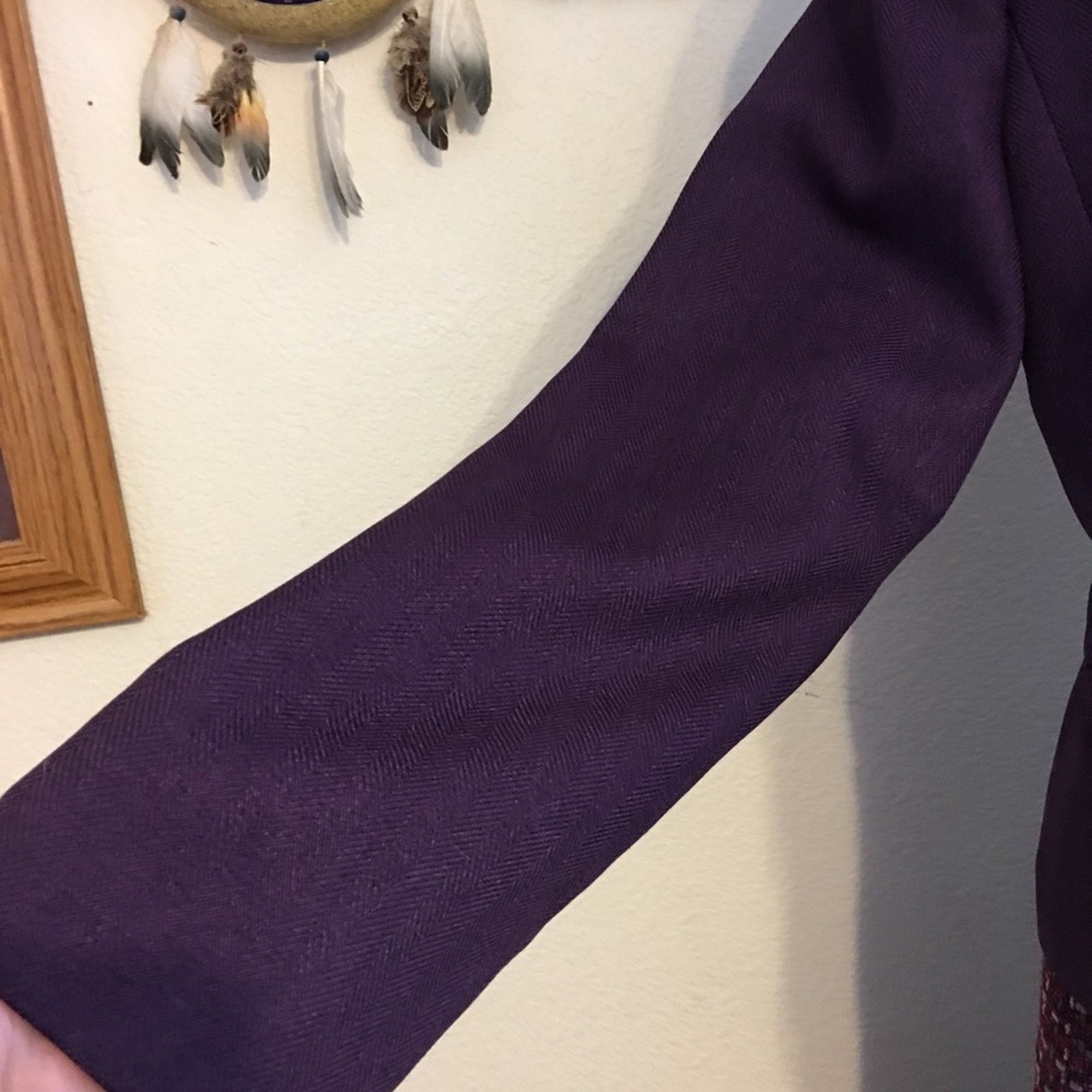 Vintage Vintage Clues Collections tweed skirt suit career Size L / US 10 / IT 46 - 4 Thumbnail