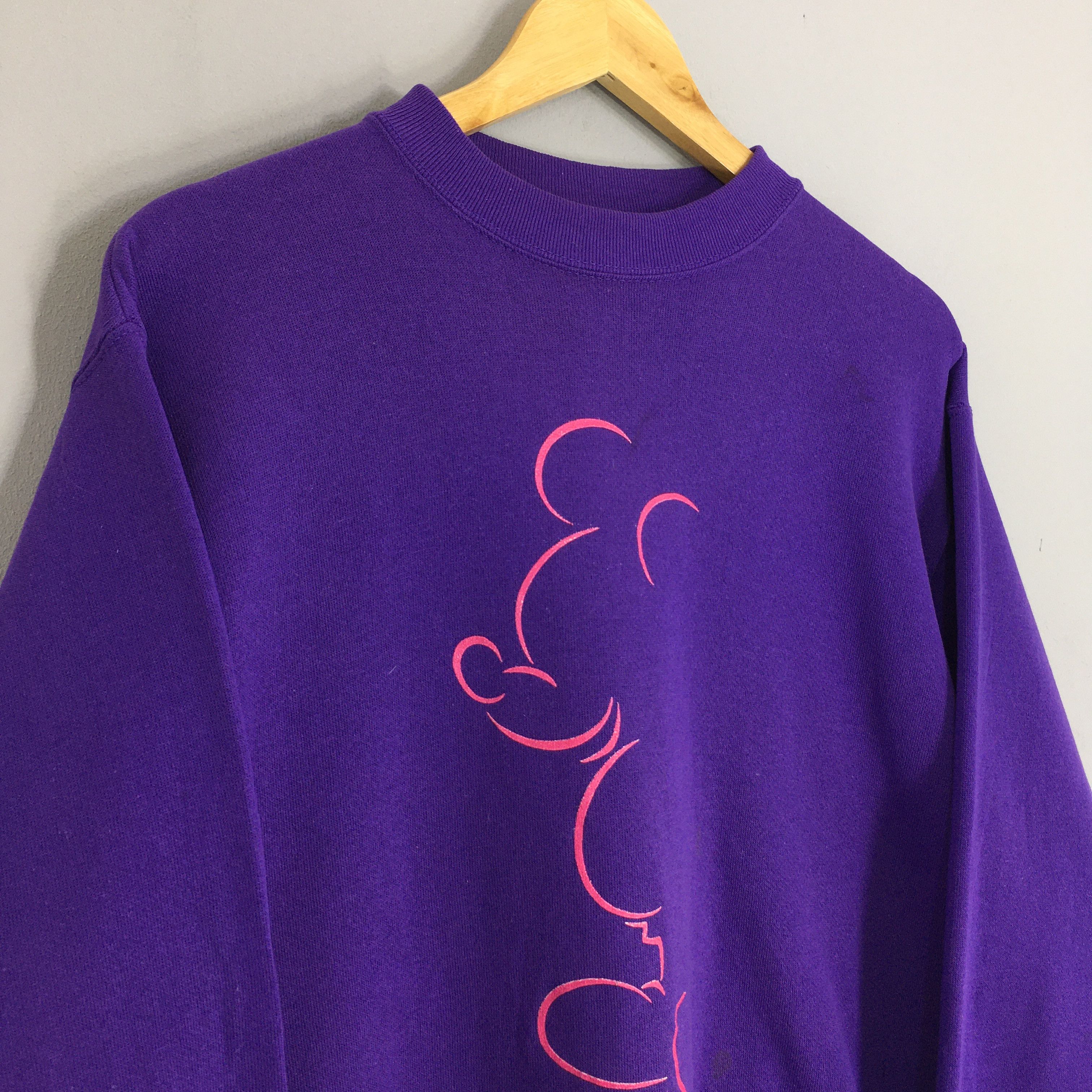 Disney × Mickey Mouse × Vintage Vintage 90's Mickey Mouse California Sweatshirts Medium Size US M / EU 48-50 / 2 - 3 Thumbnail