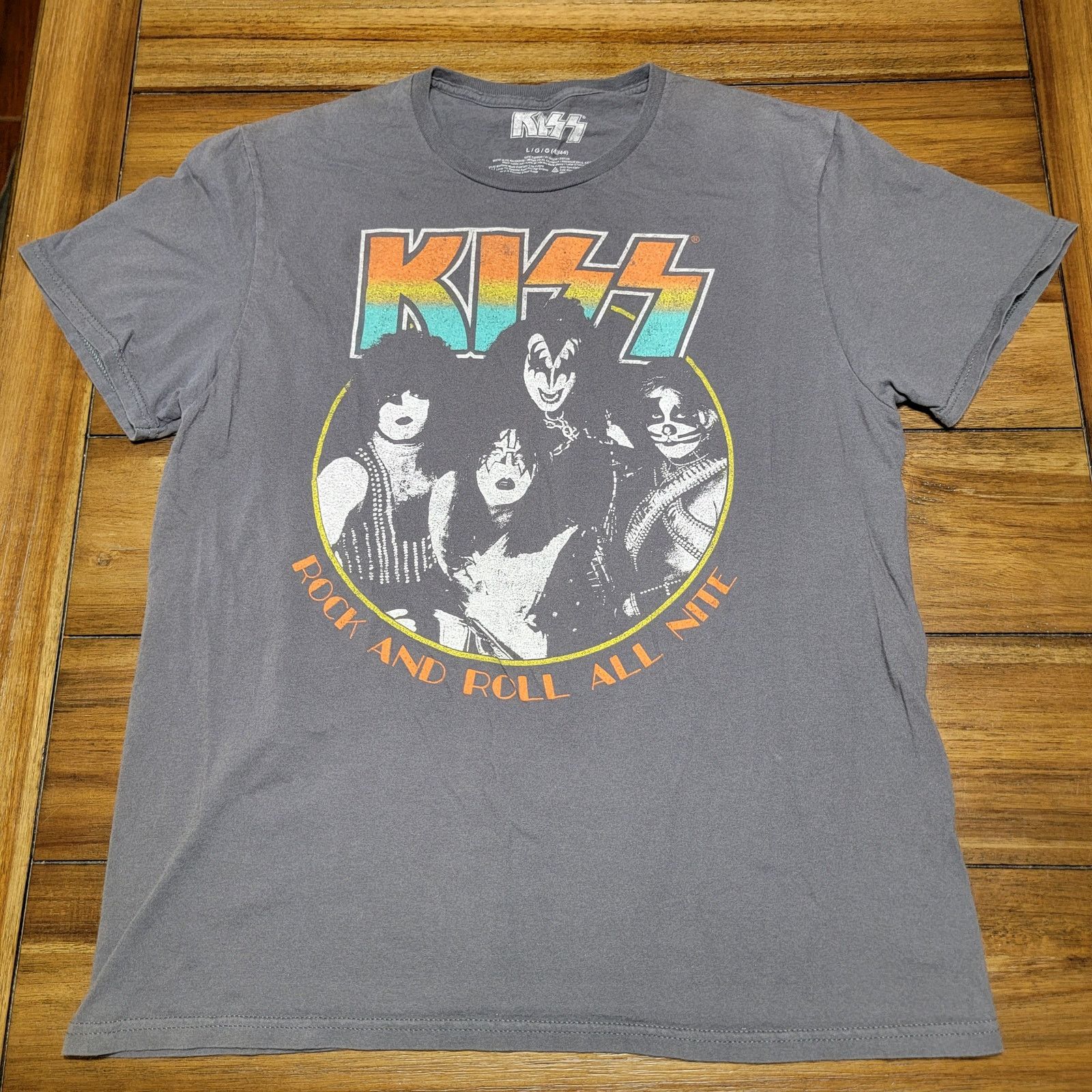 KISS Kiss Unisex Tee "Rock And Roll All Nite" - Size Large Size US L / EU 52-54 / 3 - 1 Thumbnail