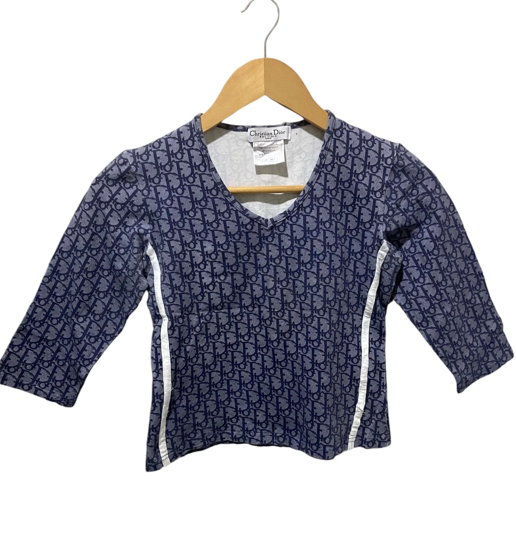 Christian Dior Monsieur CHRISTIAN DIOR MONOGRAM BLOUSE Size XS / US 0-2 / IT 36-38 - 1 Thumbnail