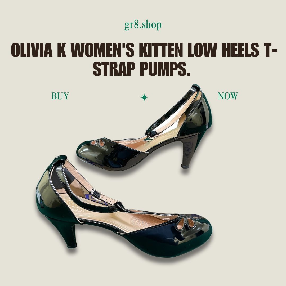 Alice + Olivia OLIVIA K Womens Kitten Low Heels T-Strap Pumps - Size 10 Size US 10 / IT 40 - 1 Thumbnail