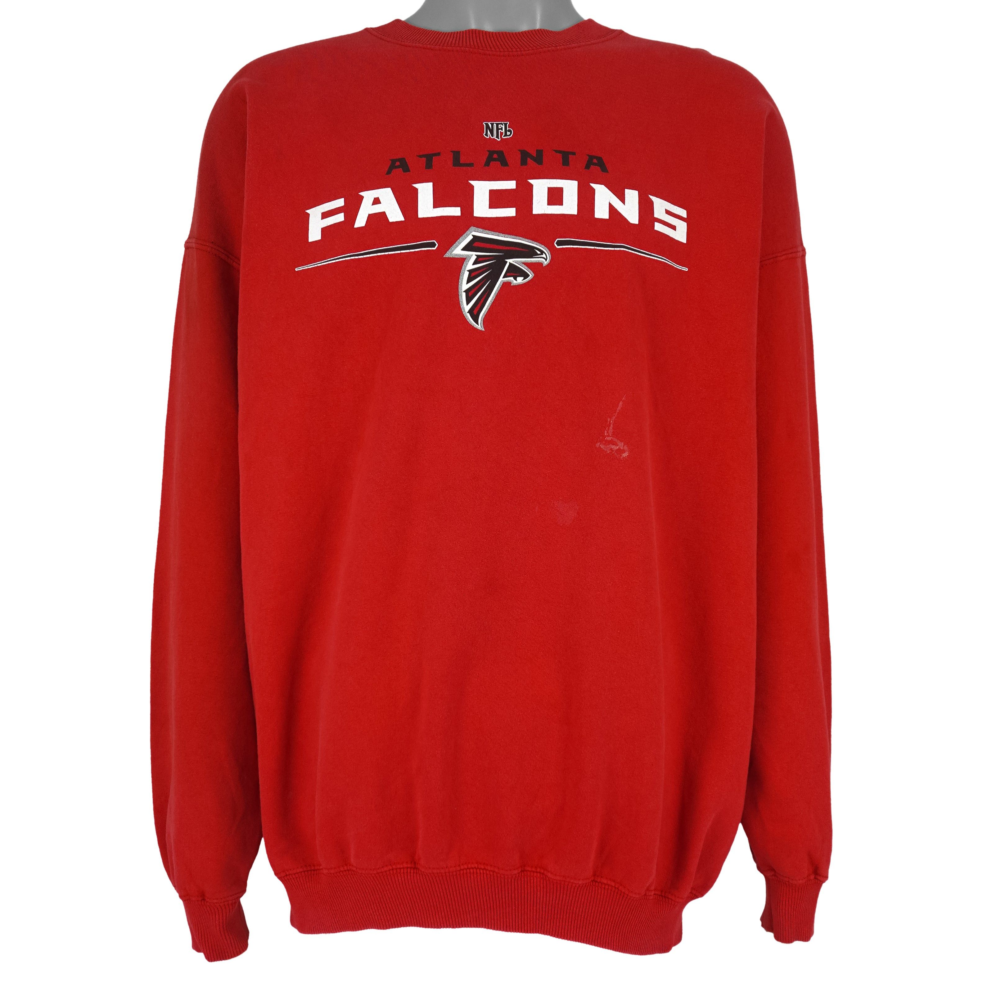 NFL Atlanta Falcons Spell-Out Crew Neck Sweatshirt 1990s Size US XL / EU 56 / 4 - 1 Thumbnail
