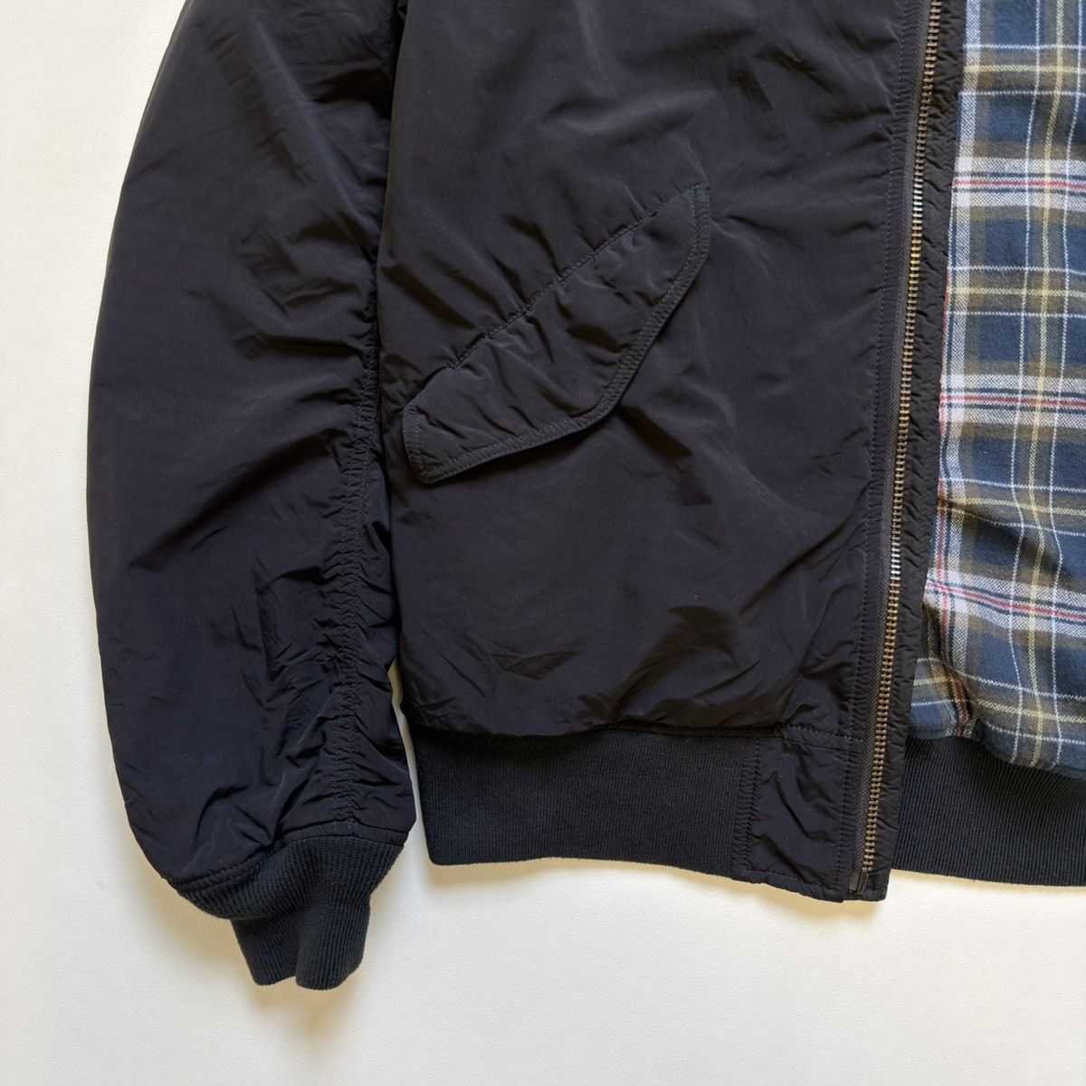 Comme des Garcons A/W 15 Over Dyed Black Bomber Jacket Size US L / EU 52-54 / 3 - 9 Thumbnail
