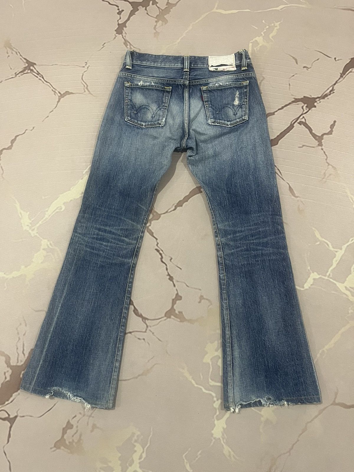 Edwin Edwin Blue Trip 503 x Venus Celebrity Flared Denim Set Size 29" - 9 Thumbnail