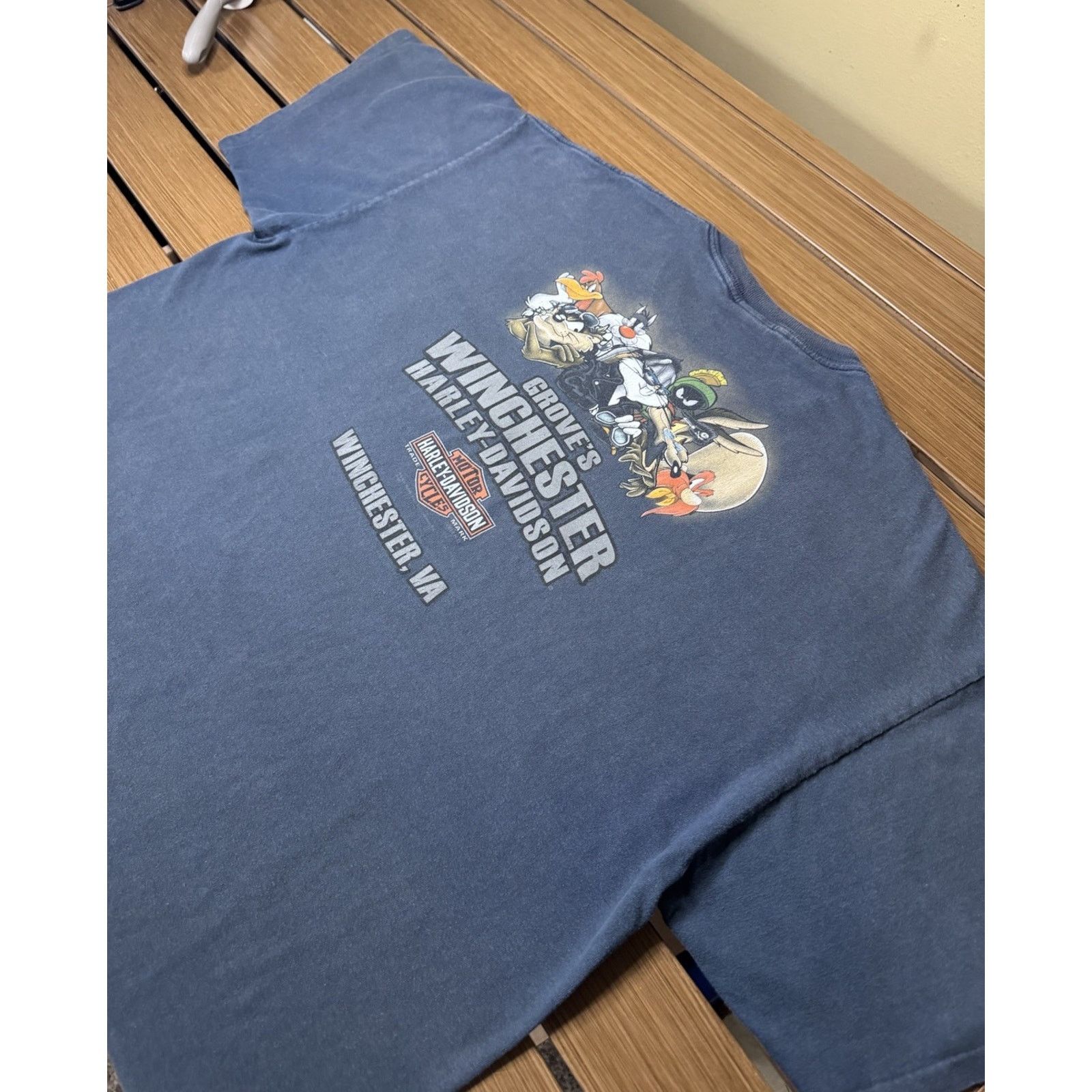 Harley Davidson Vintage Harley Davidson Looney Tunes T-Shirt Men's 2XL Size US XXL / EU 58 / 5 - 10 Thumbnail