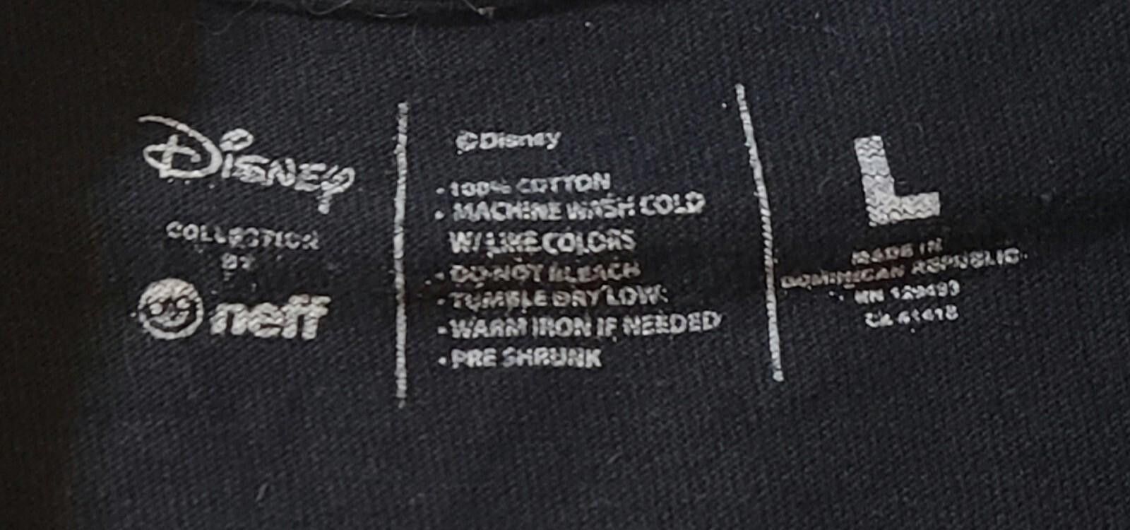 Designer Disney Mickey Mouse 28 Silhouette Neff Shirt Adult Sz Large Size ONE SIZE - 5 Thumbnail