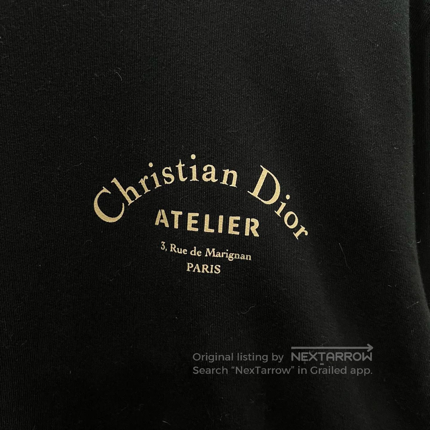 Dior Dior Slogan Logo Hoodie| Size US S / EU 44-46 / 1 - 2 Thumbnail